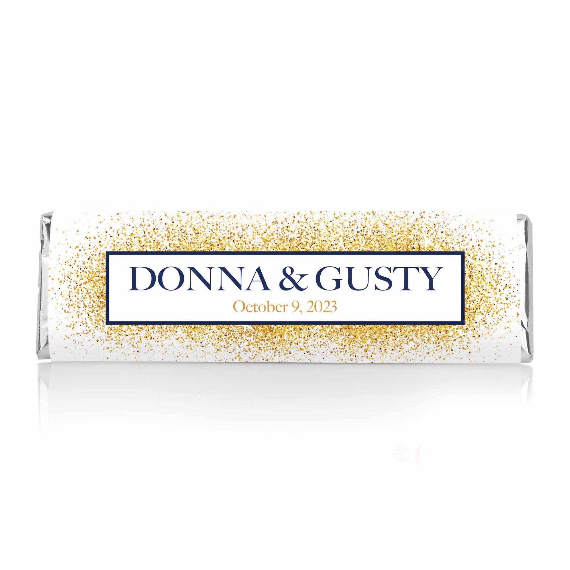 Gold Glitter with Border