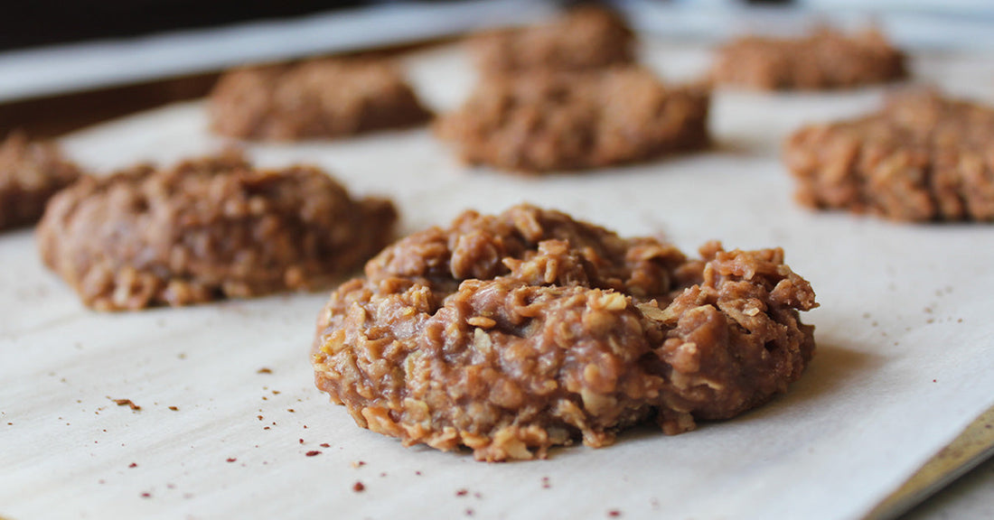 Chocolate Peanut Butter No Bake Cookies