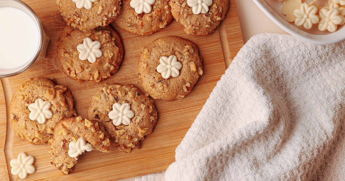 Celebrate Spring:Carrot Cake Blossom Cookie