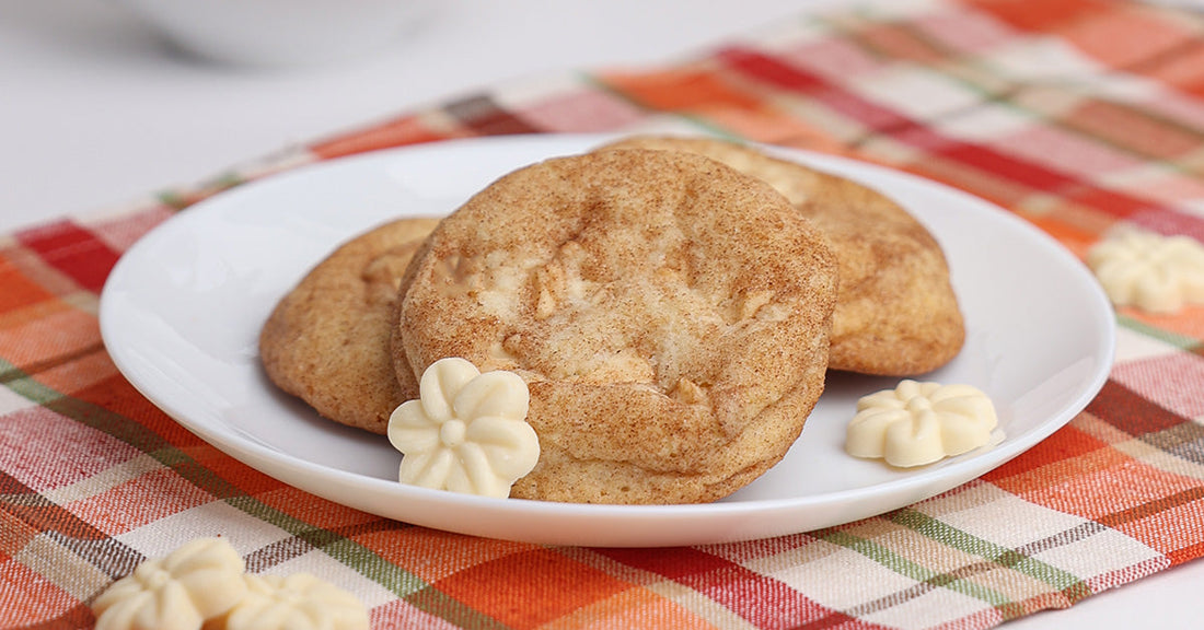 White Chocolate Snickerdoodles