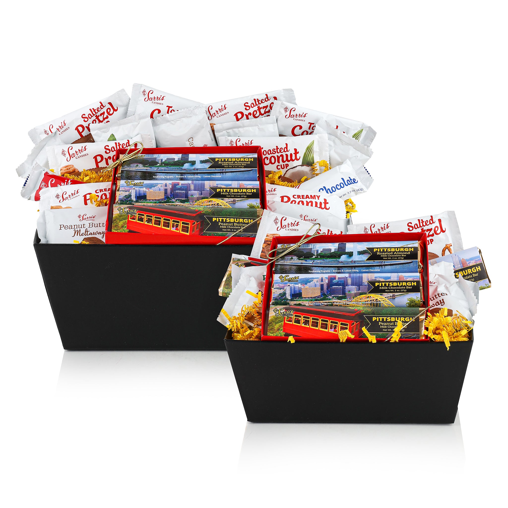 Black & Gold Breakroom Basket – Sarris Candies