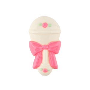 White with Pink