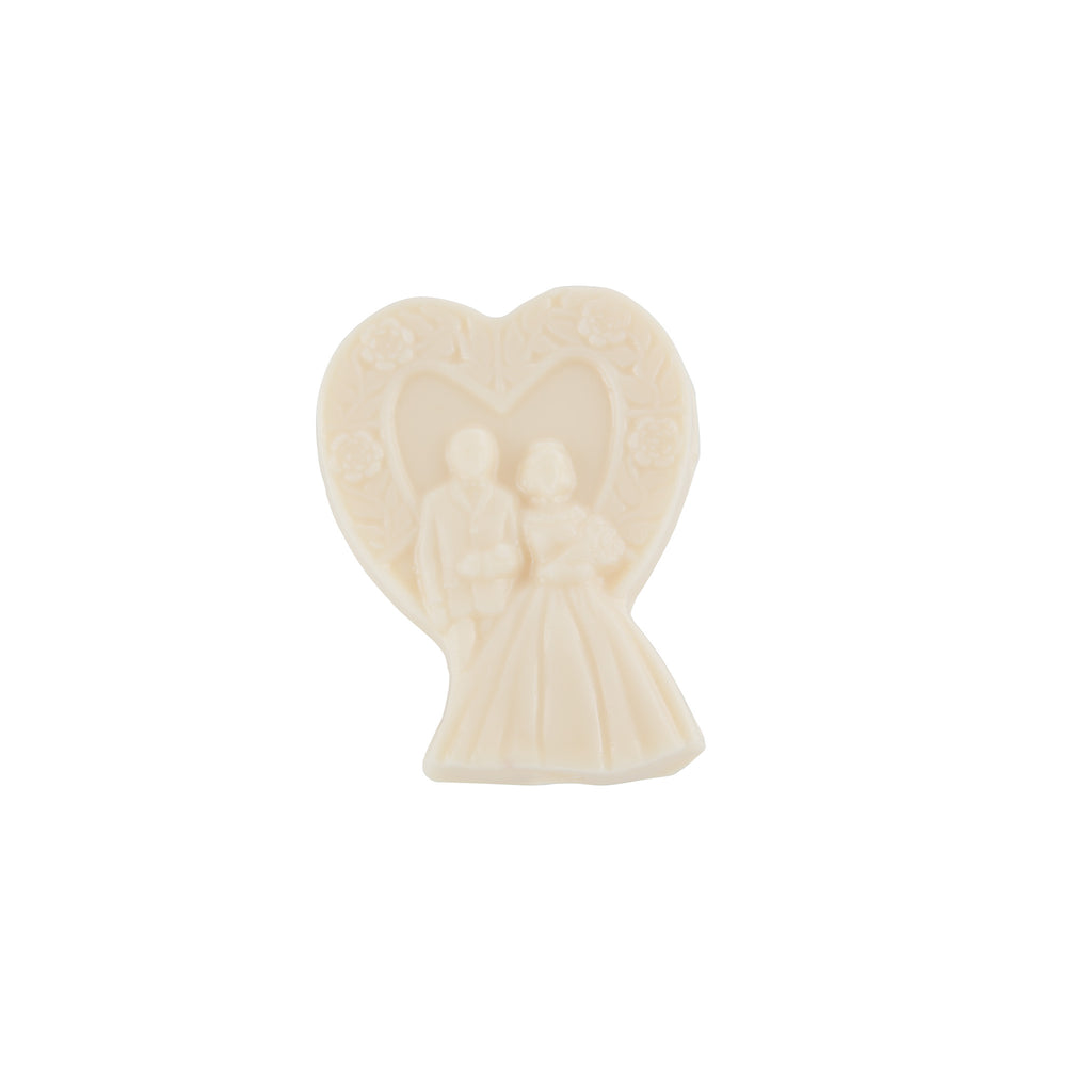 Bride and Groom Floral Heart