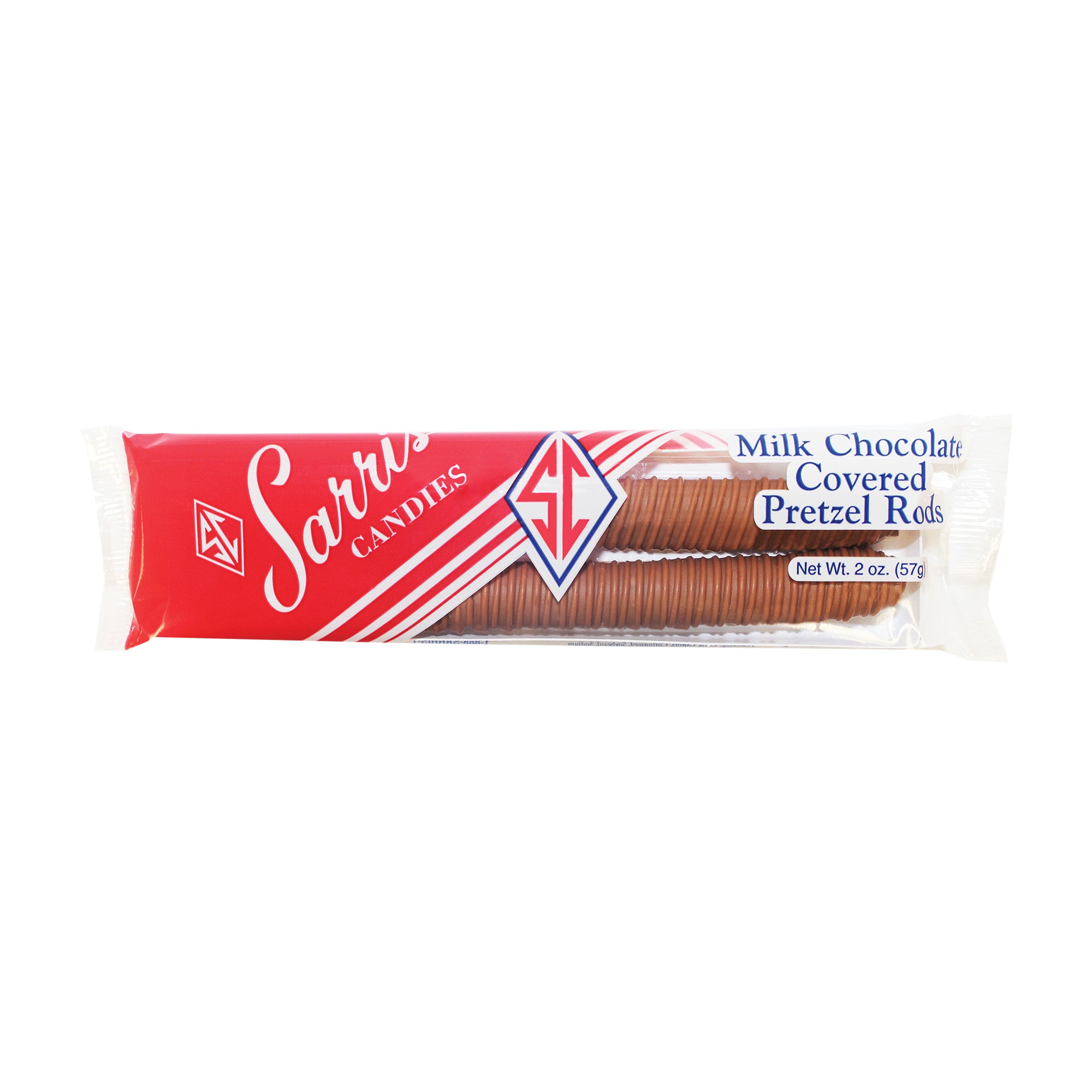 Milk Chocolate Covered Pretzel Rods