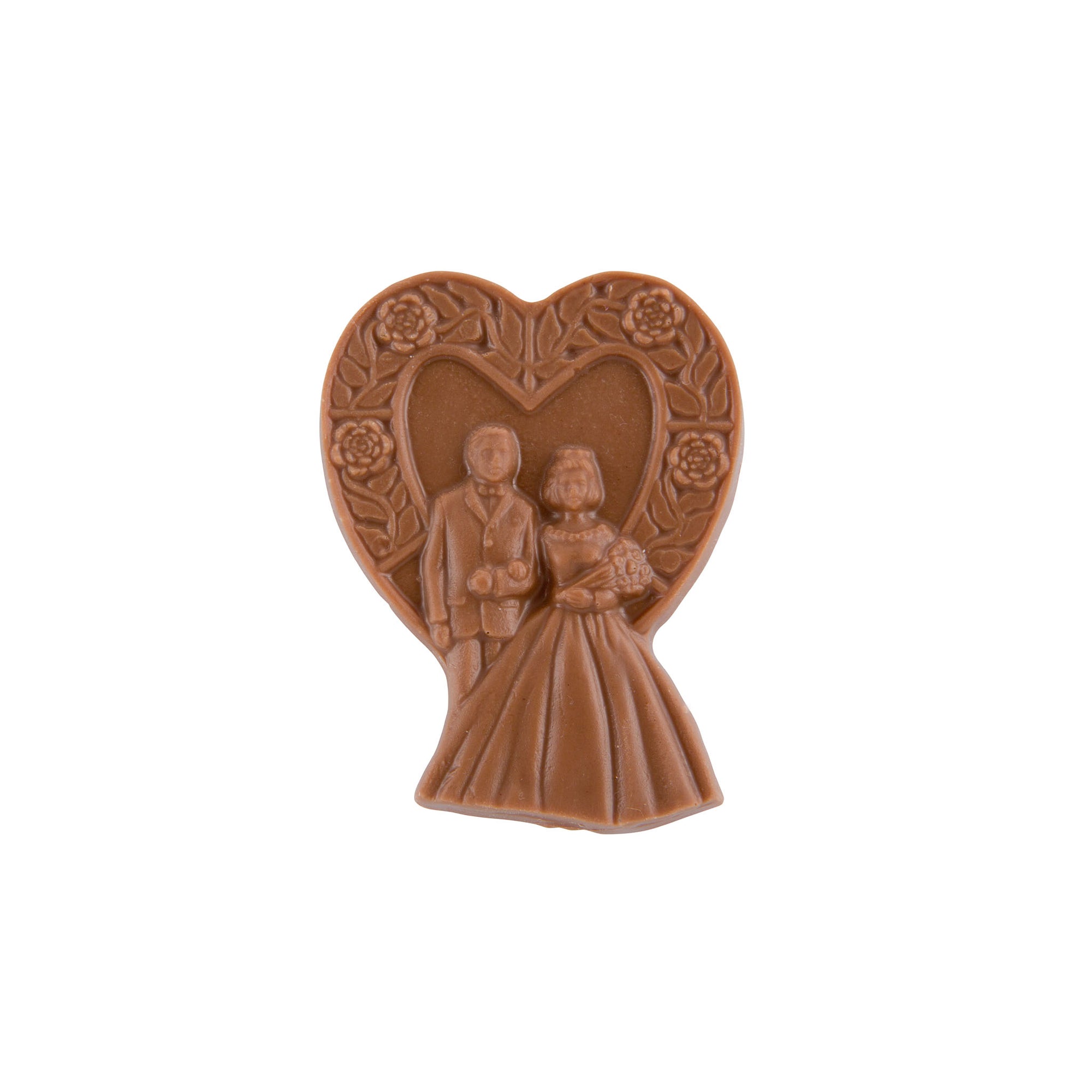 Bride and Groom Floral Heart