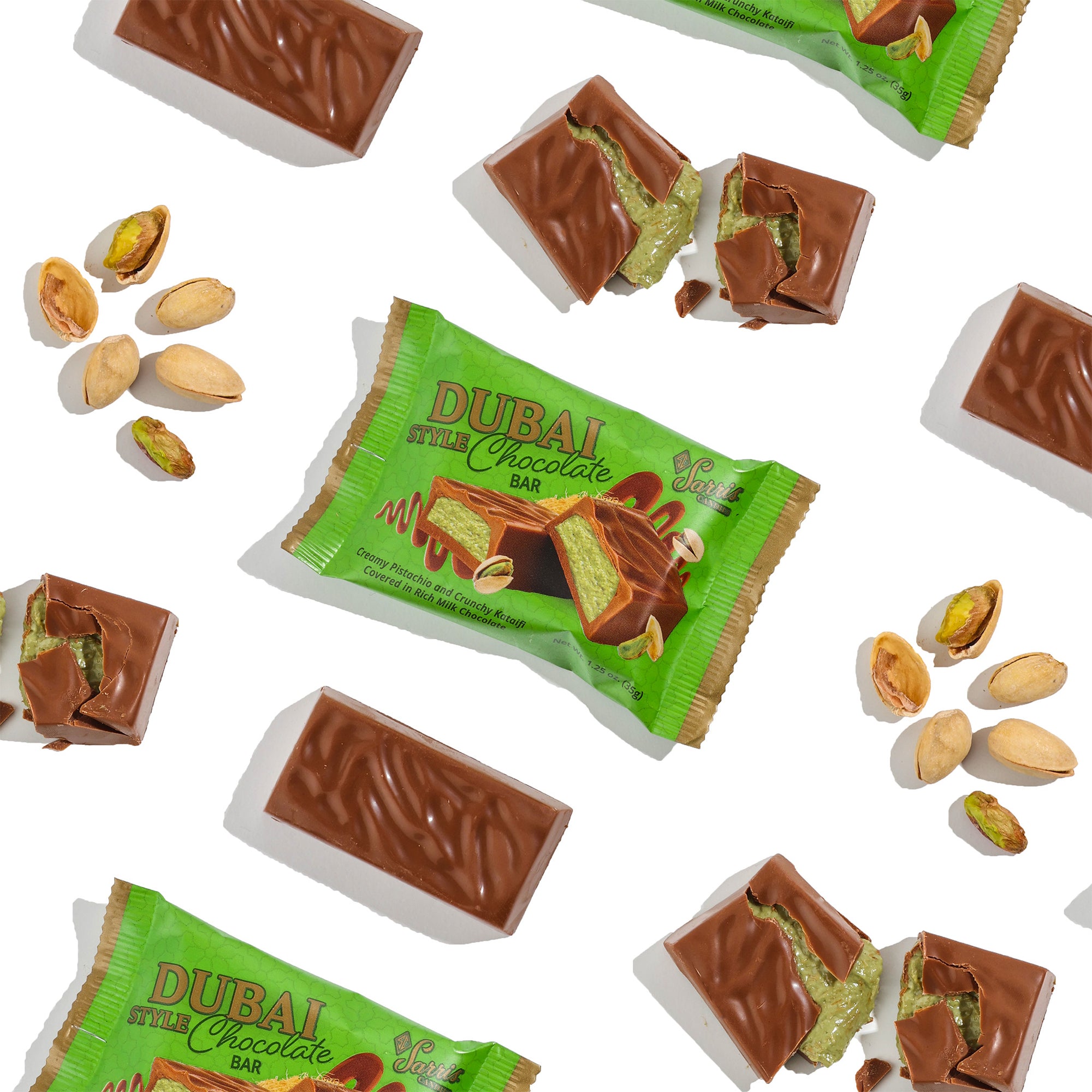 Dubai Style Chocolate Bars