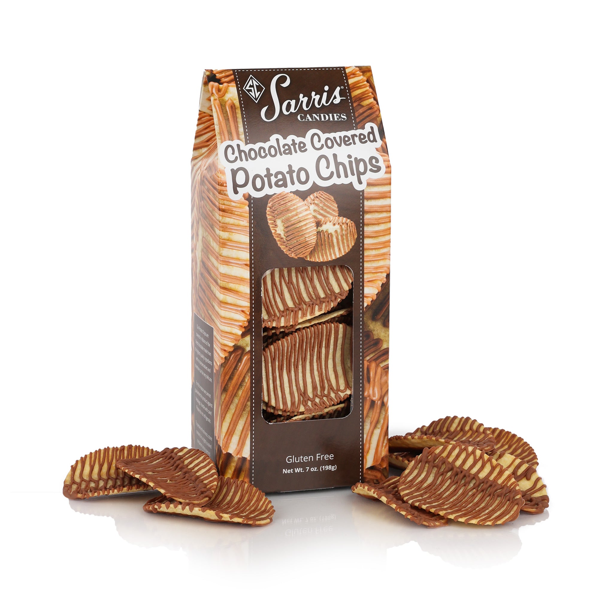 Chocolate Drizzled Potato Chips