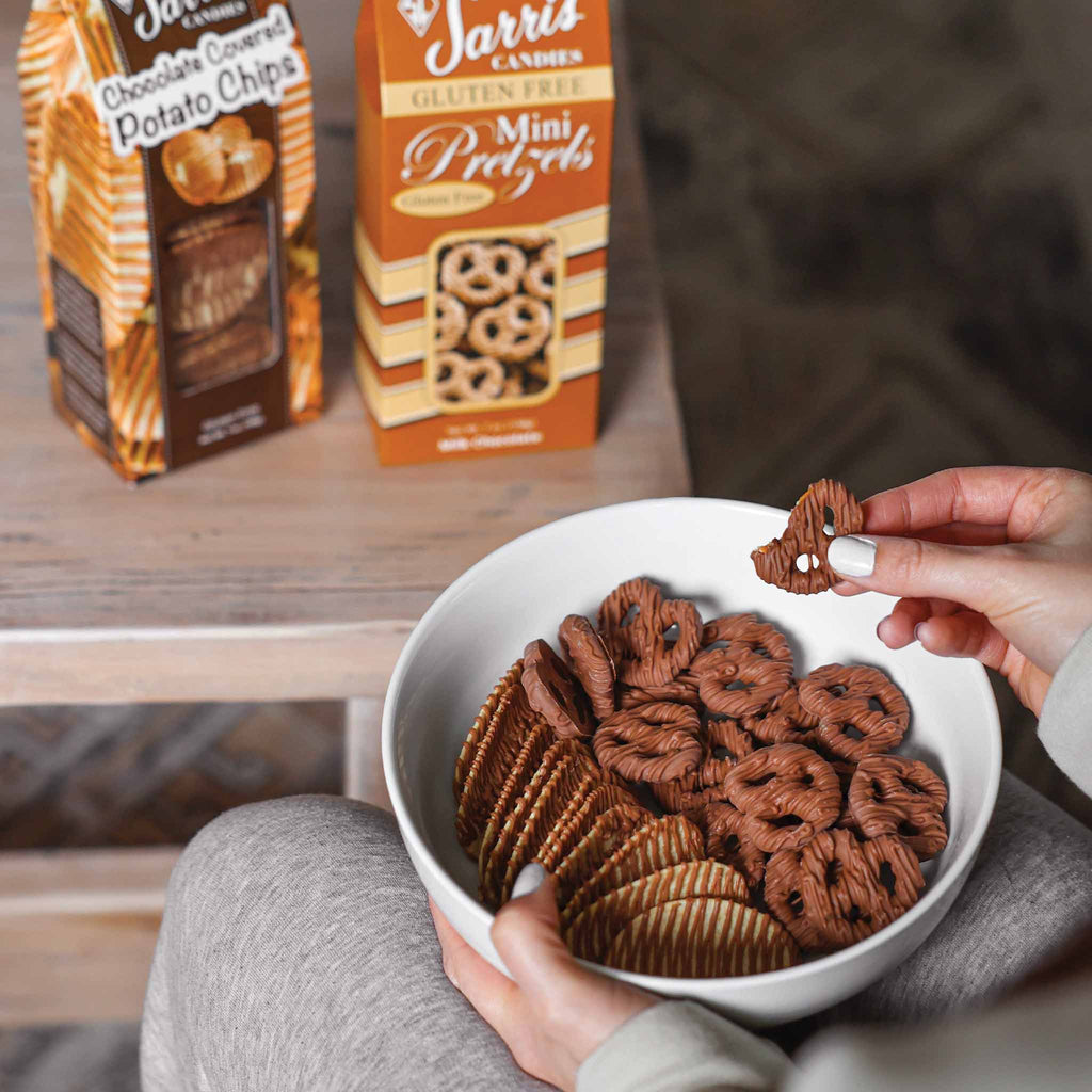 Chocolate Drizzled Potato Chips