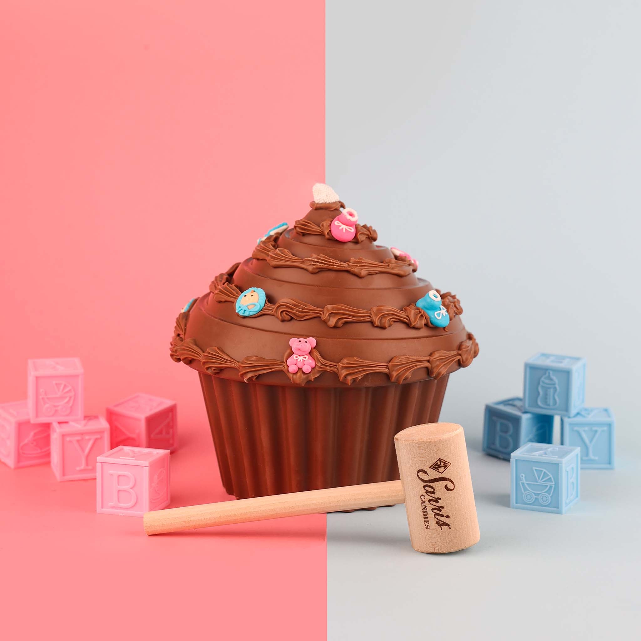 Gender Reveal BashCake® – Sarris Candies