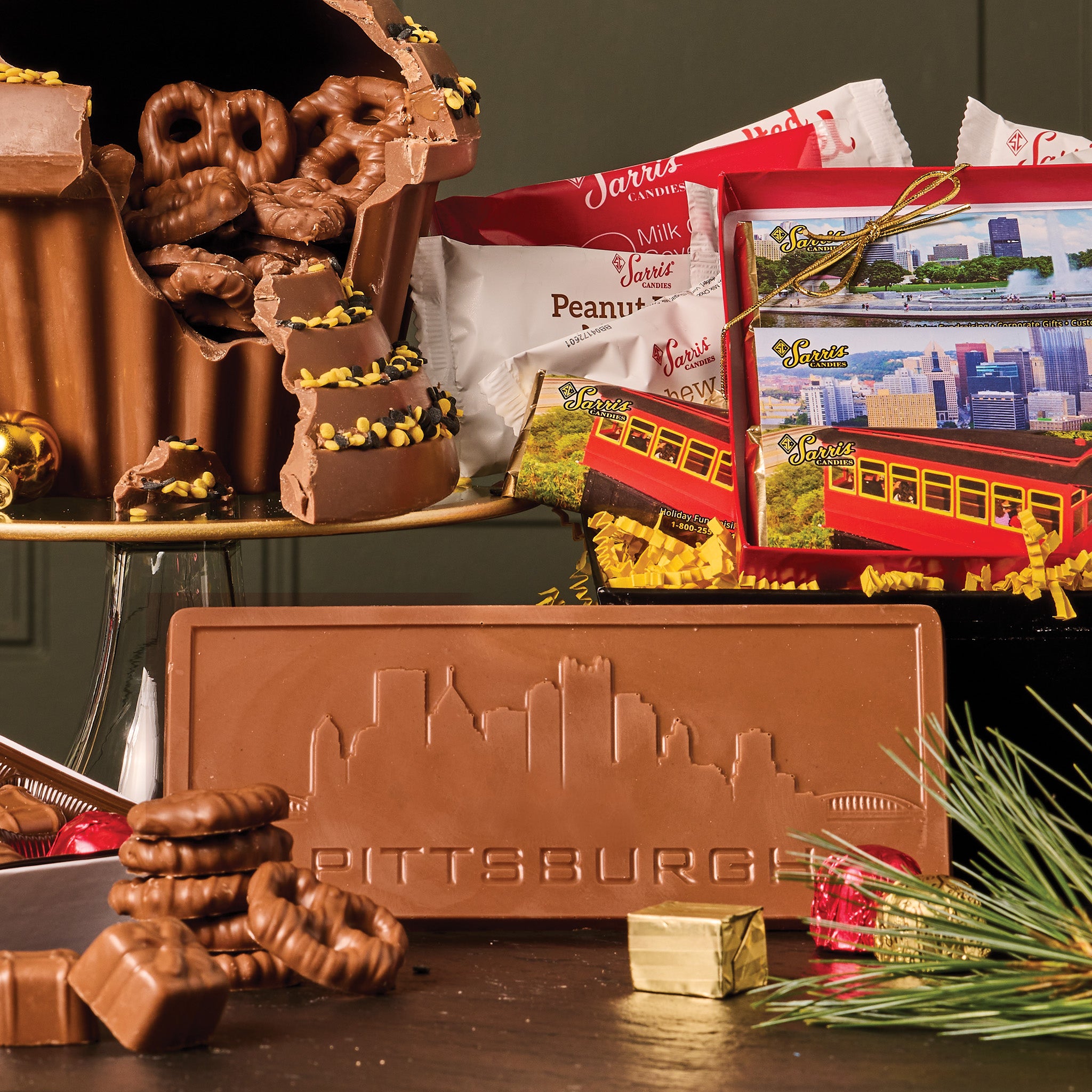 Pittsburgh Logo Bar – Sarris Candies