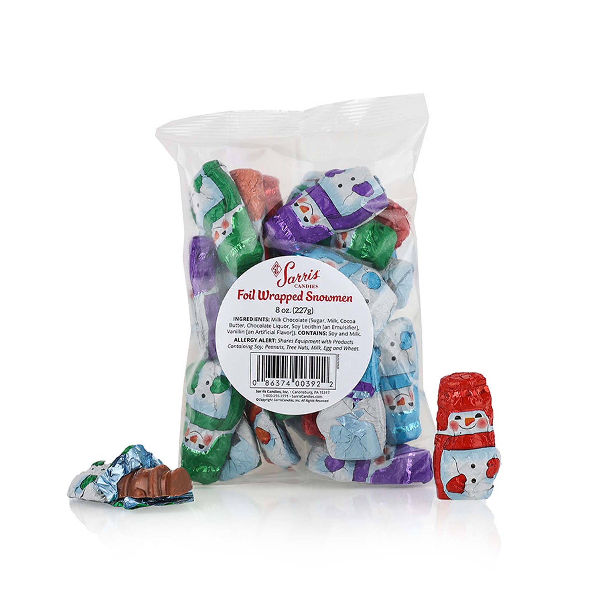 Foiled Snowman Bag