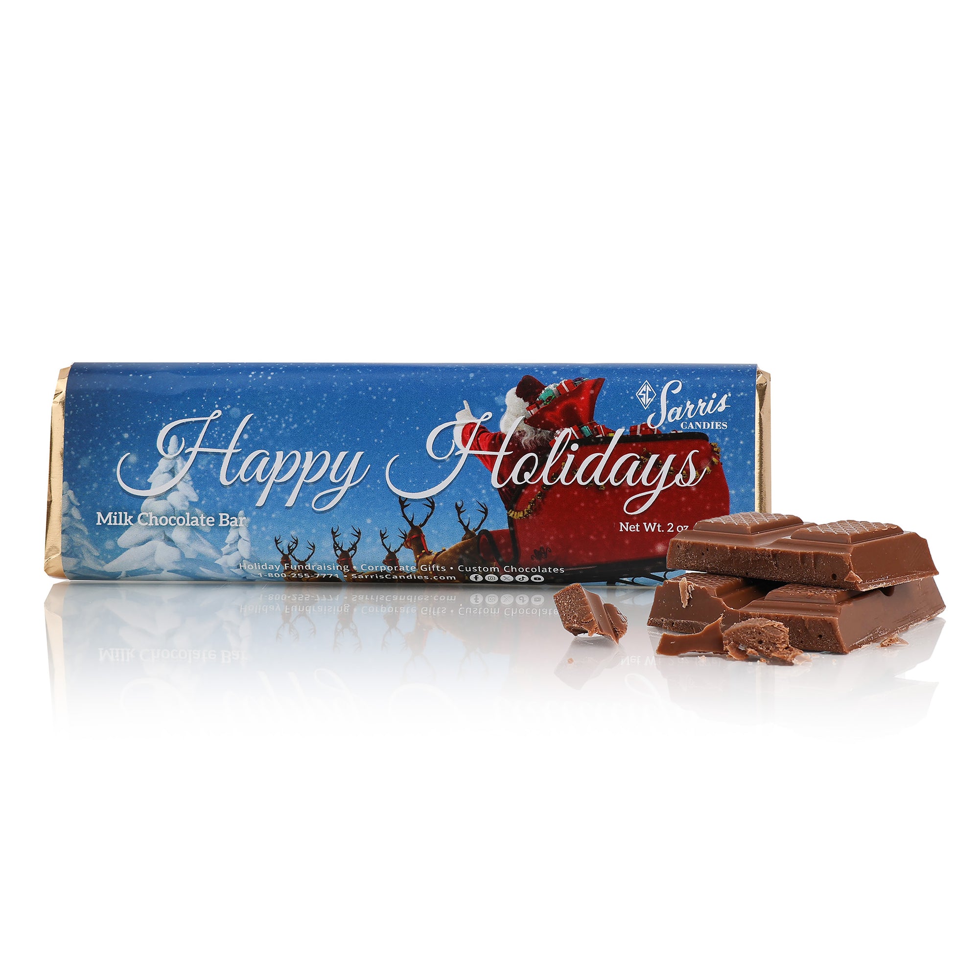 Santa Sleigh Holiday Bar