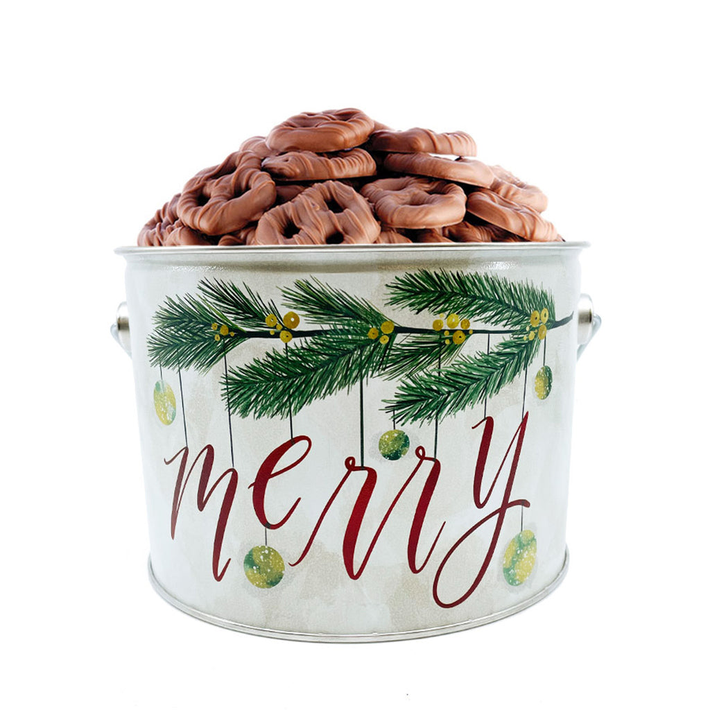 Holiday Mini Pretzel Tin