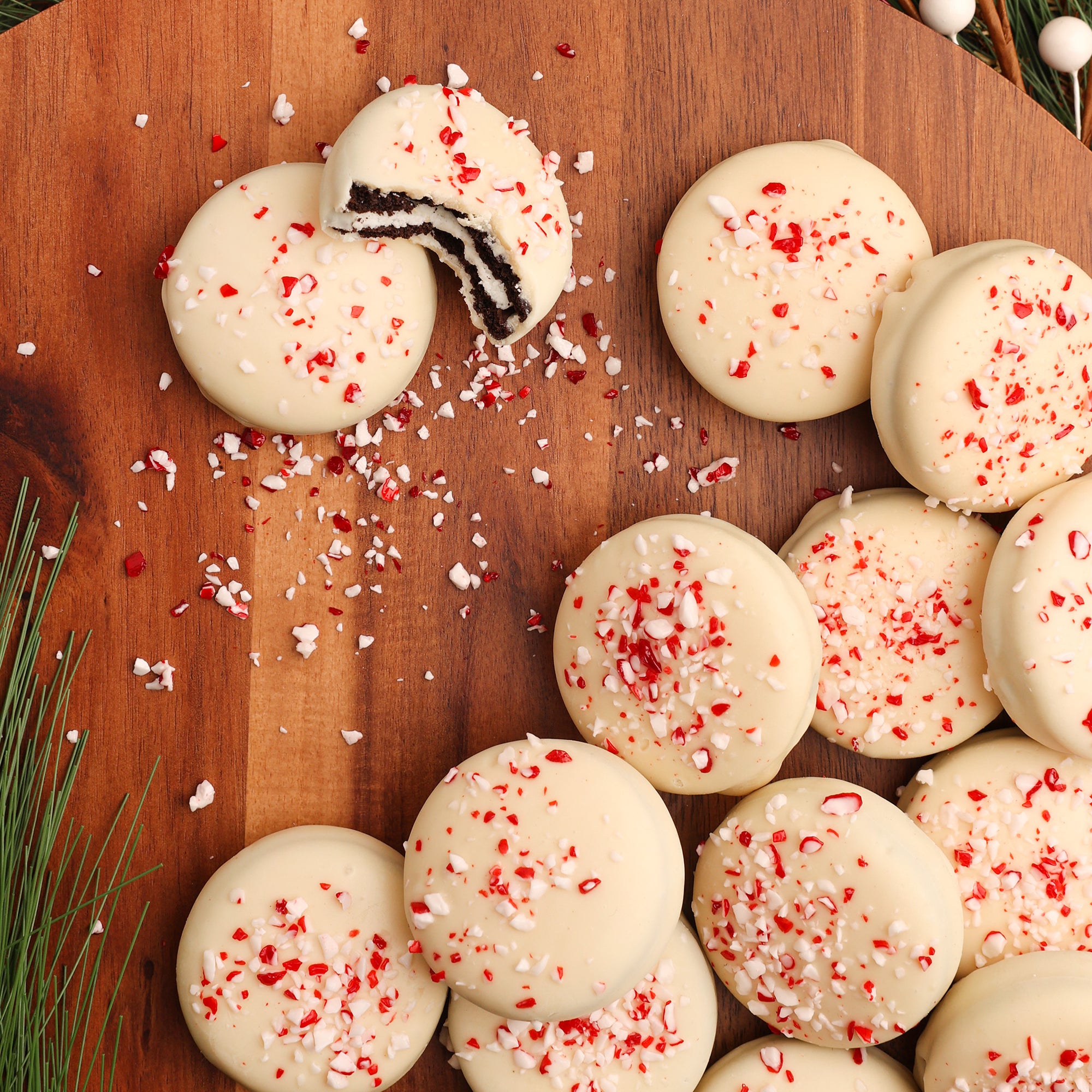 Peppermint Sandwich Cookies