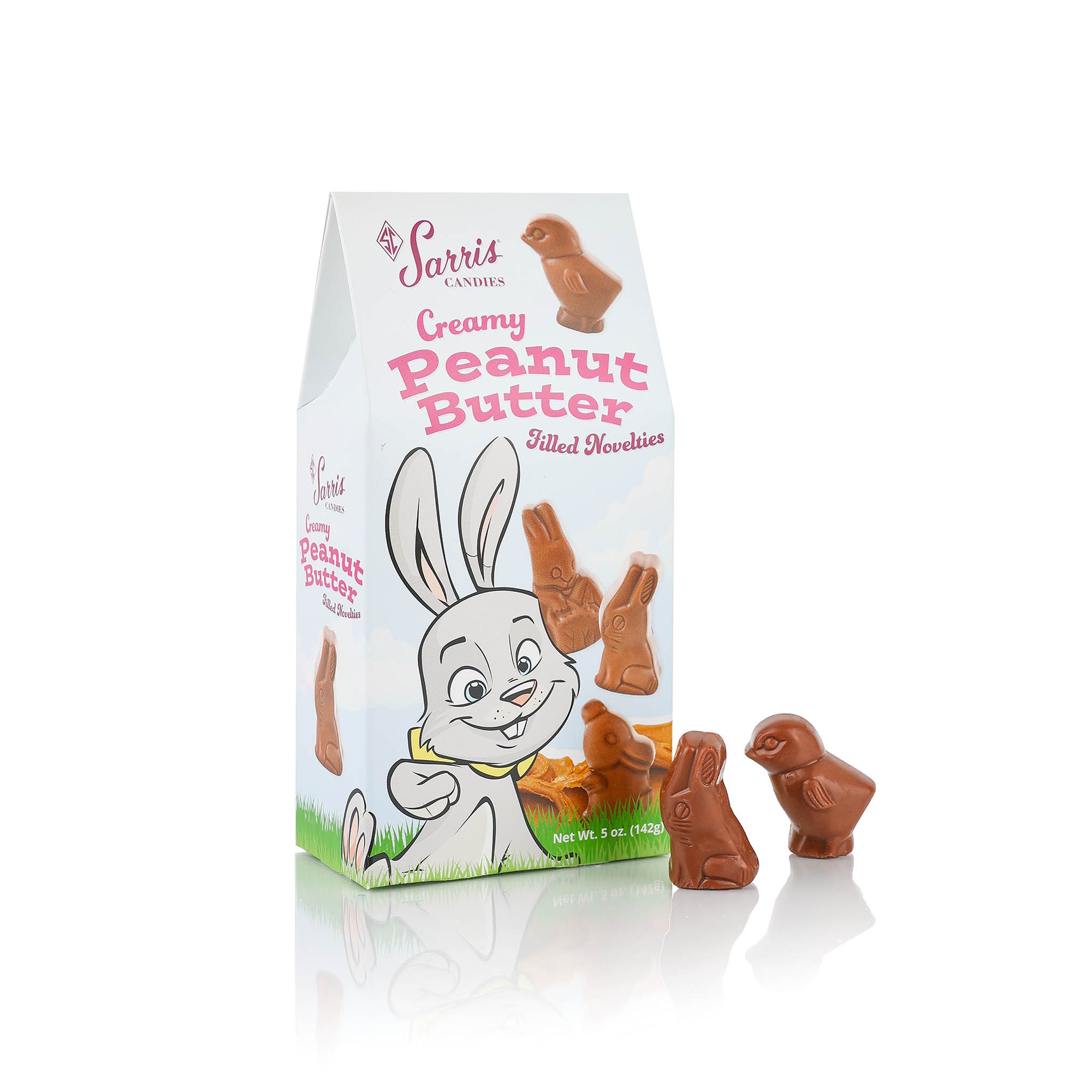 Creamy Peanut Butter Filled Easter Novelties