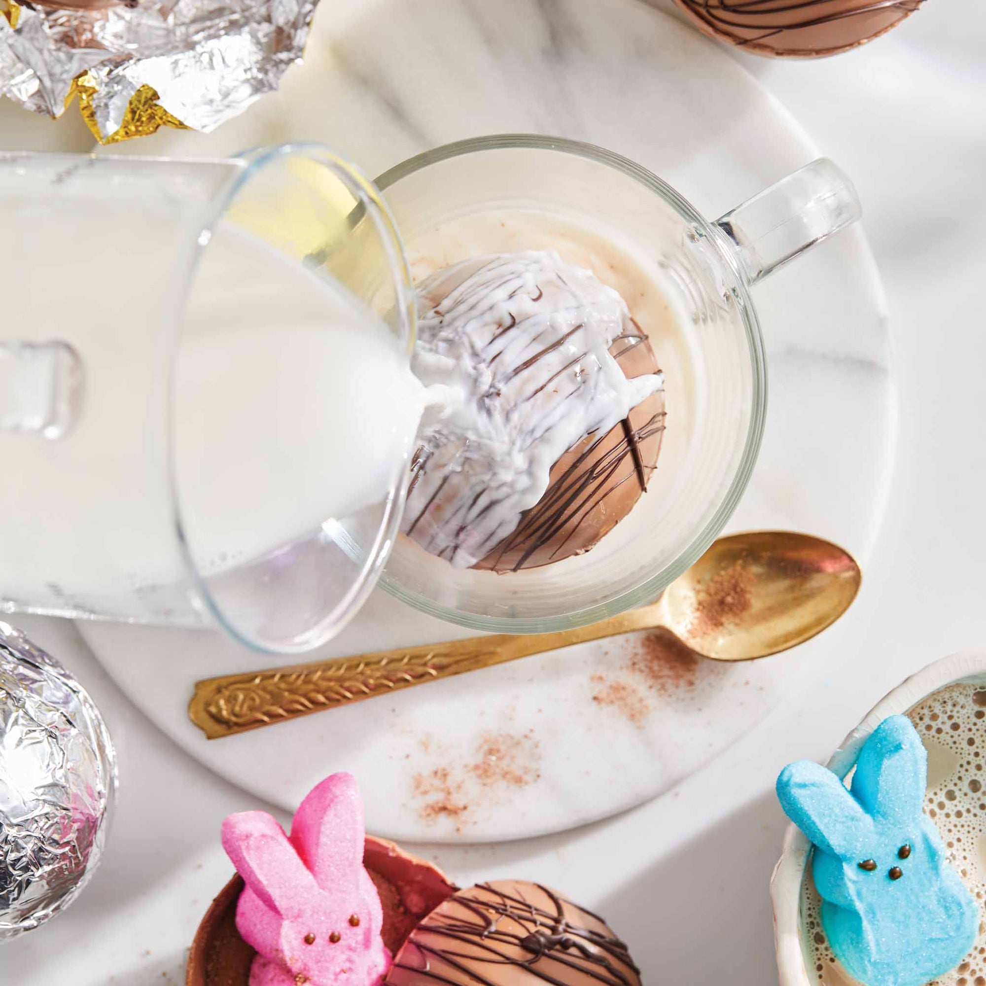 Hot Cocoa Bunny Bomb