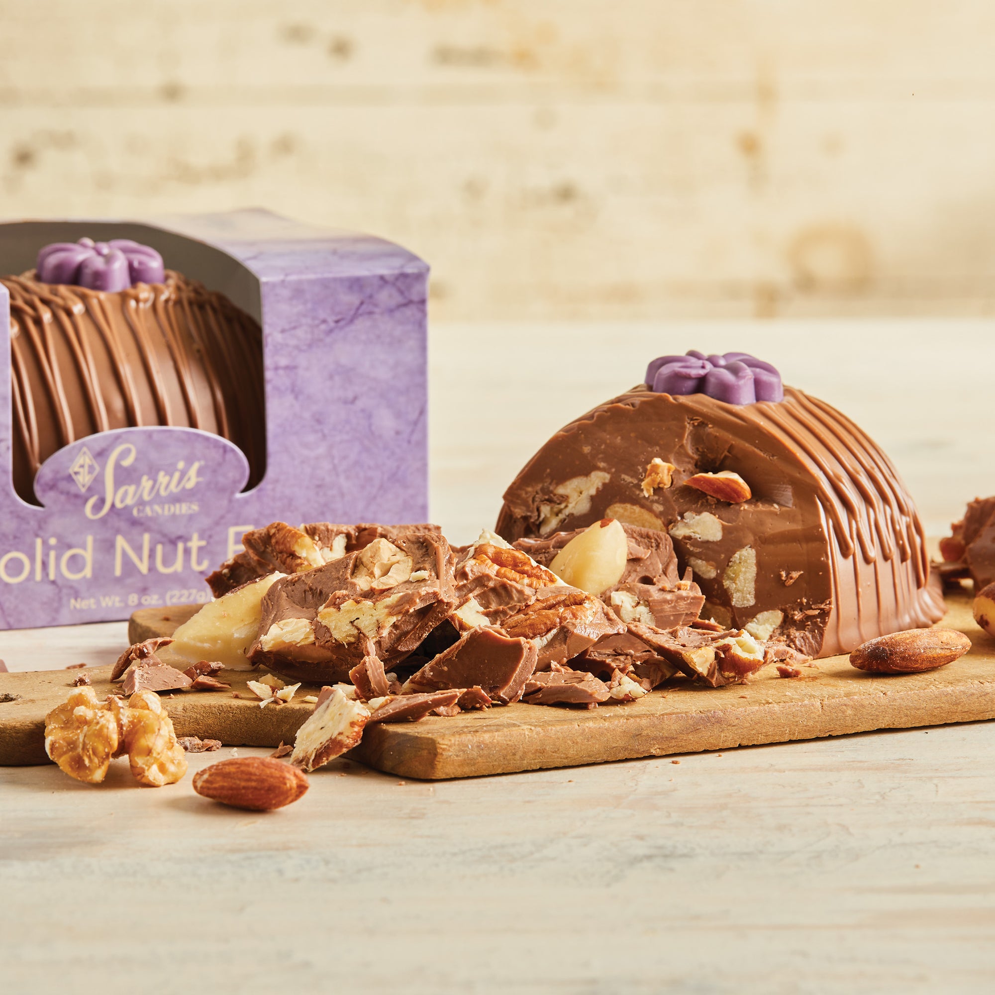 Solid Chocolate All Nut Egg