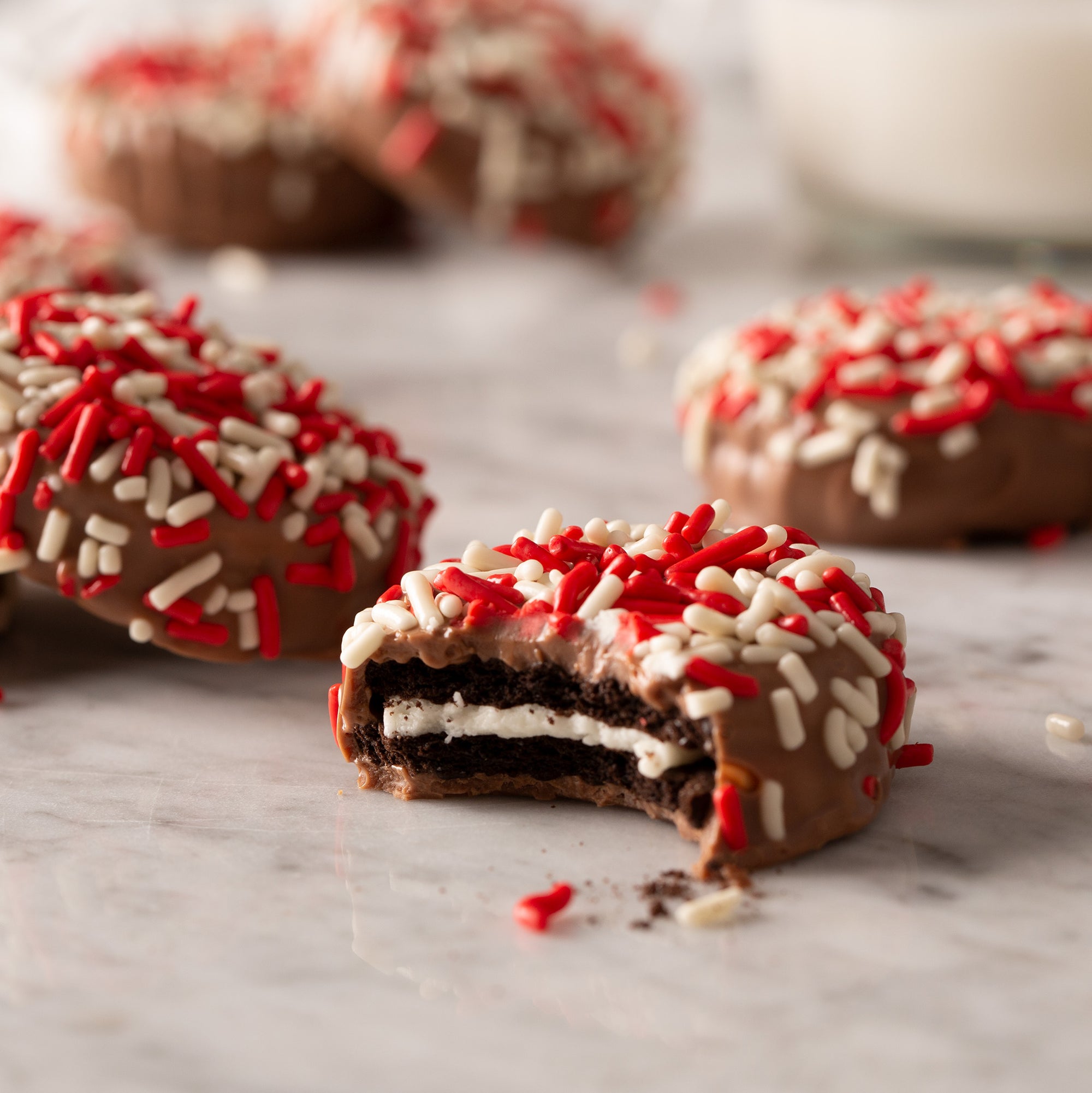 Valentine’s Day Sandwich Cookies
