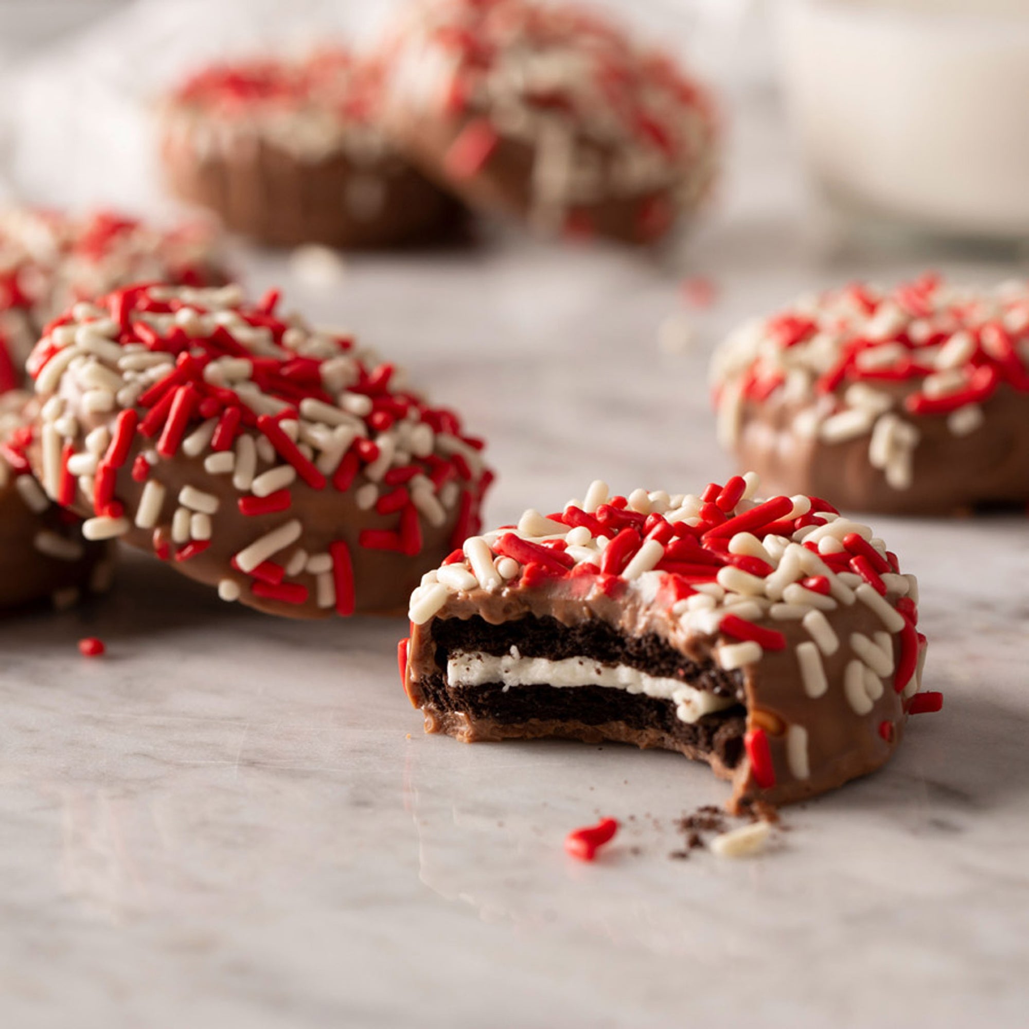 Valentine’s Day Sandwich Cookies
