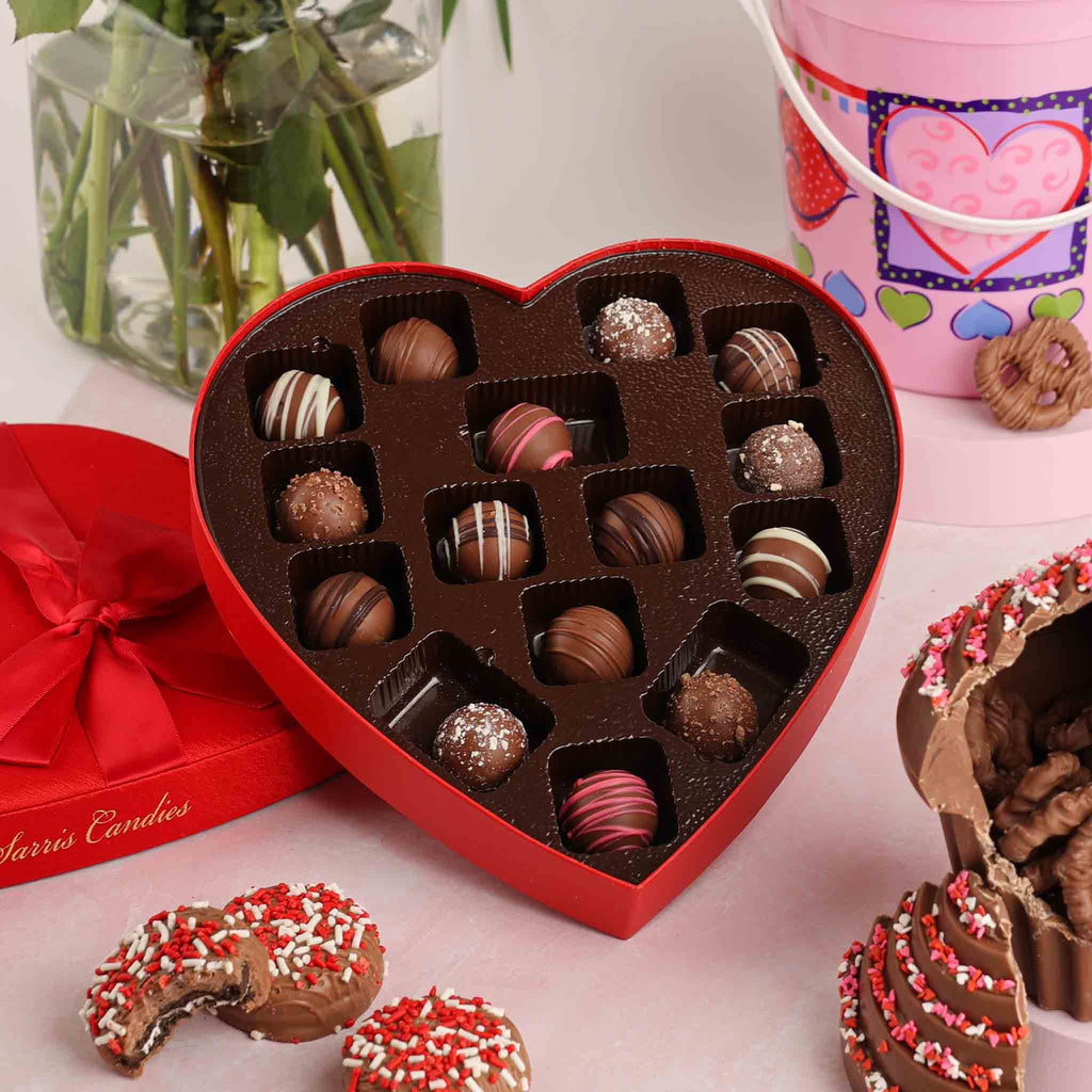 Assorted Truffles Heart