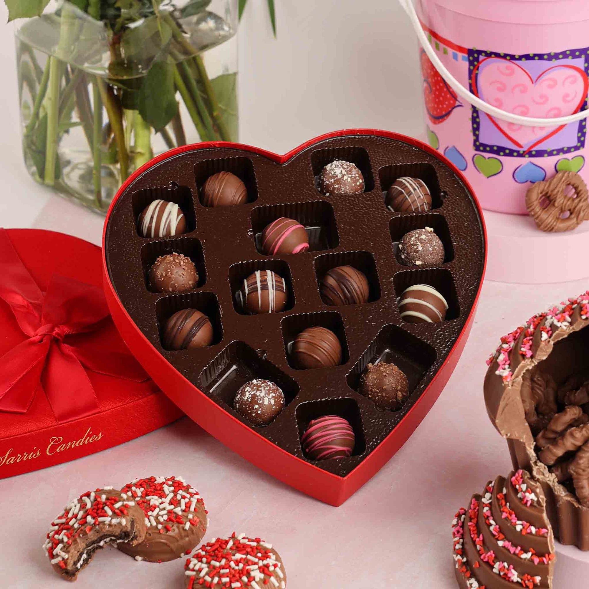 Assorted Truffles Heart