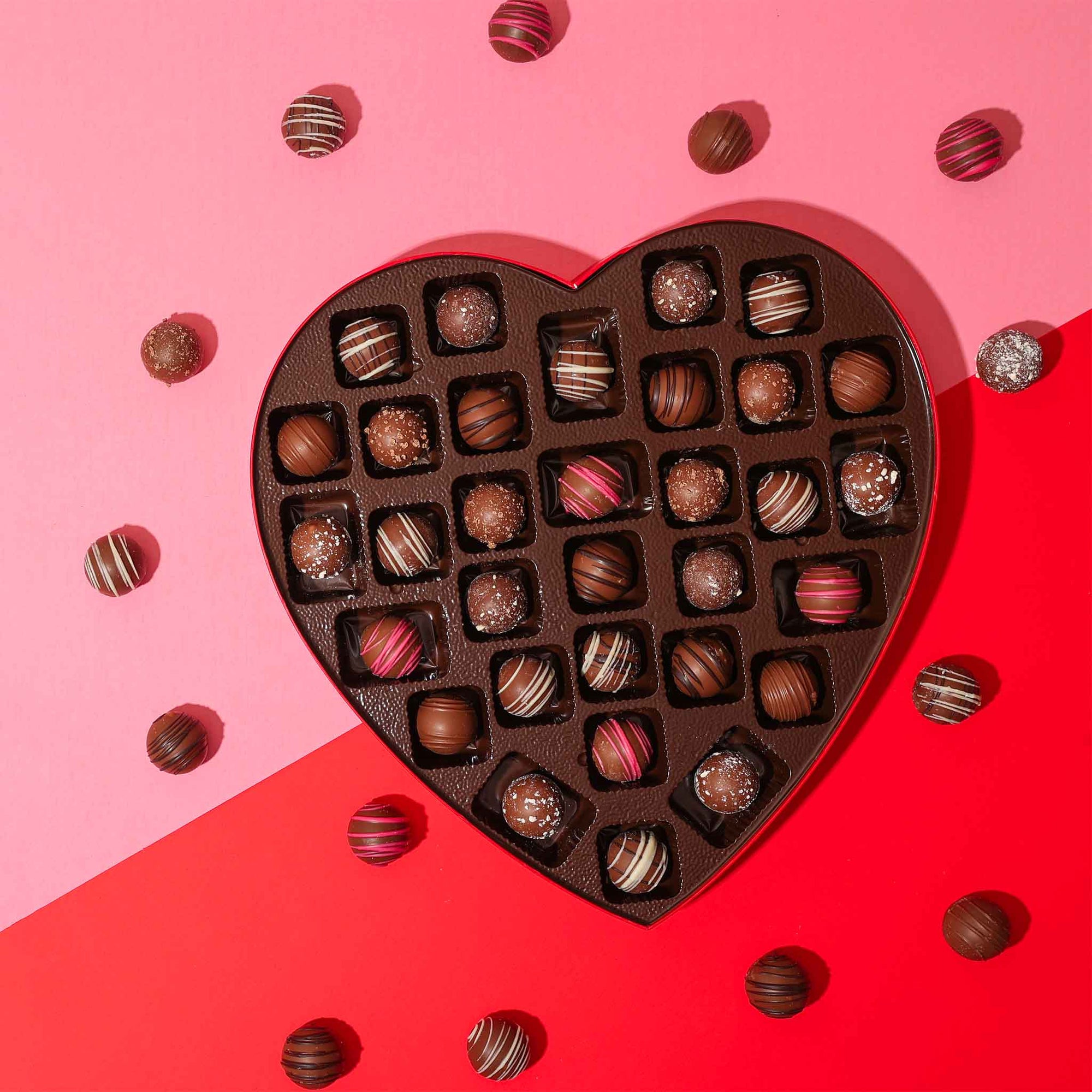 Assorted Truffles Heart
