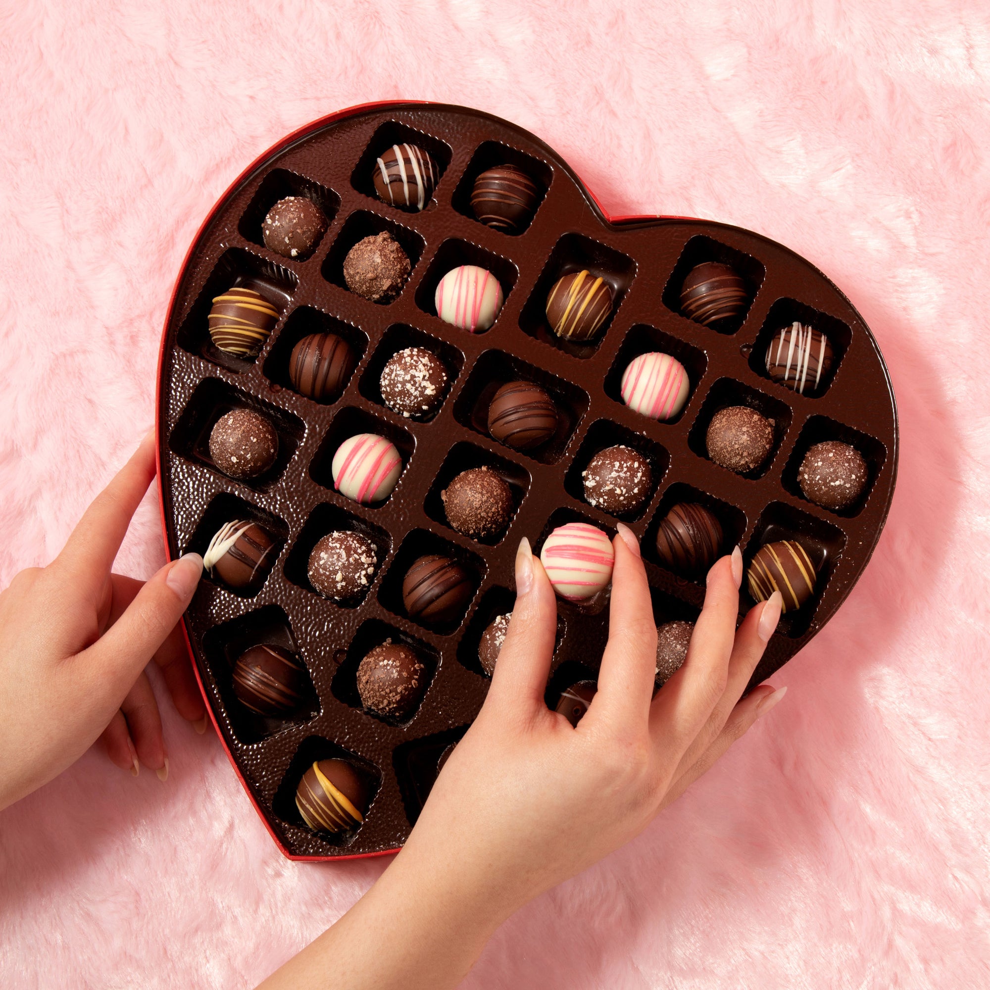 Assorted Truffles Heart