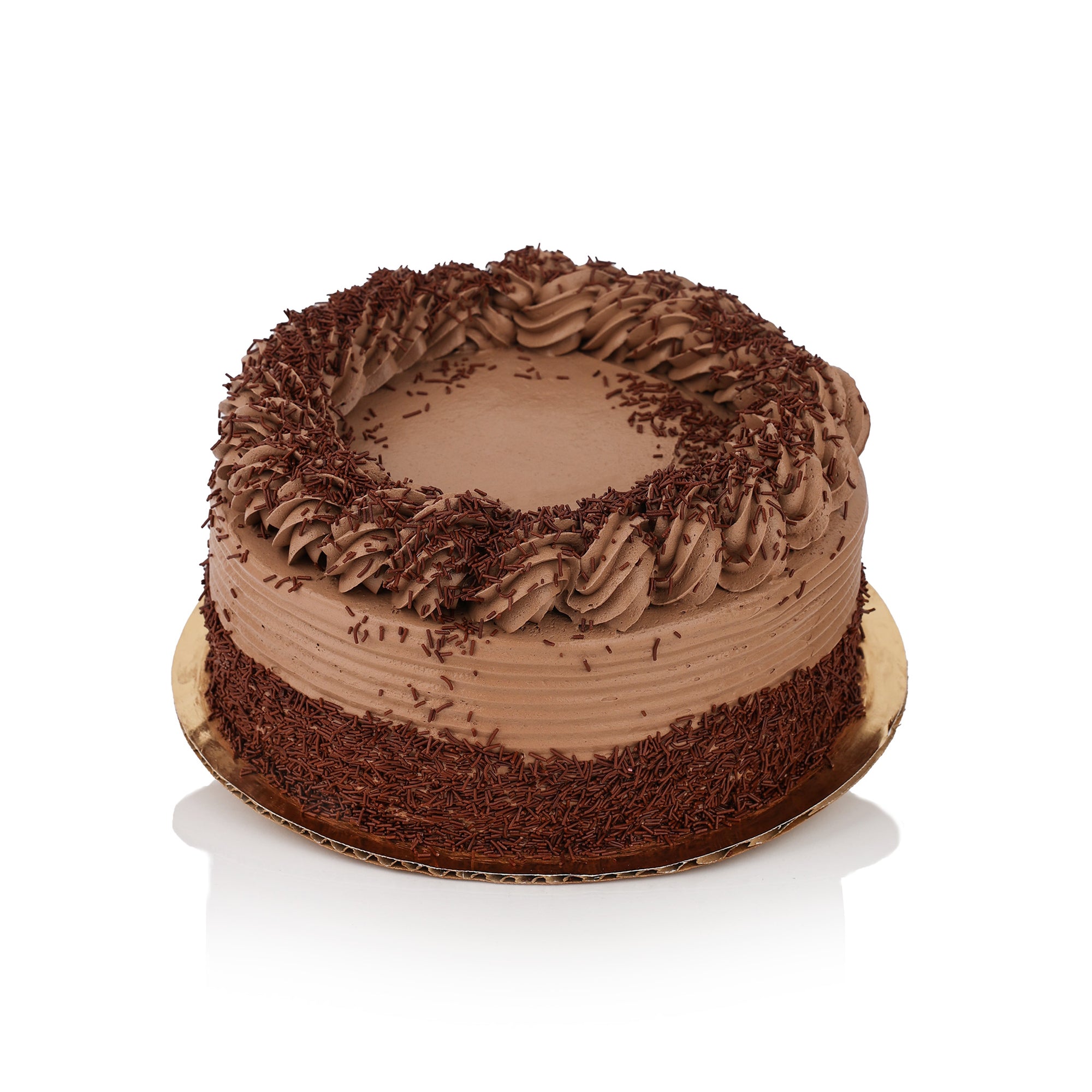 Chocolate Jimmies Ice Cream Cake