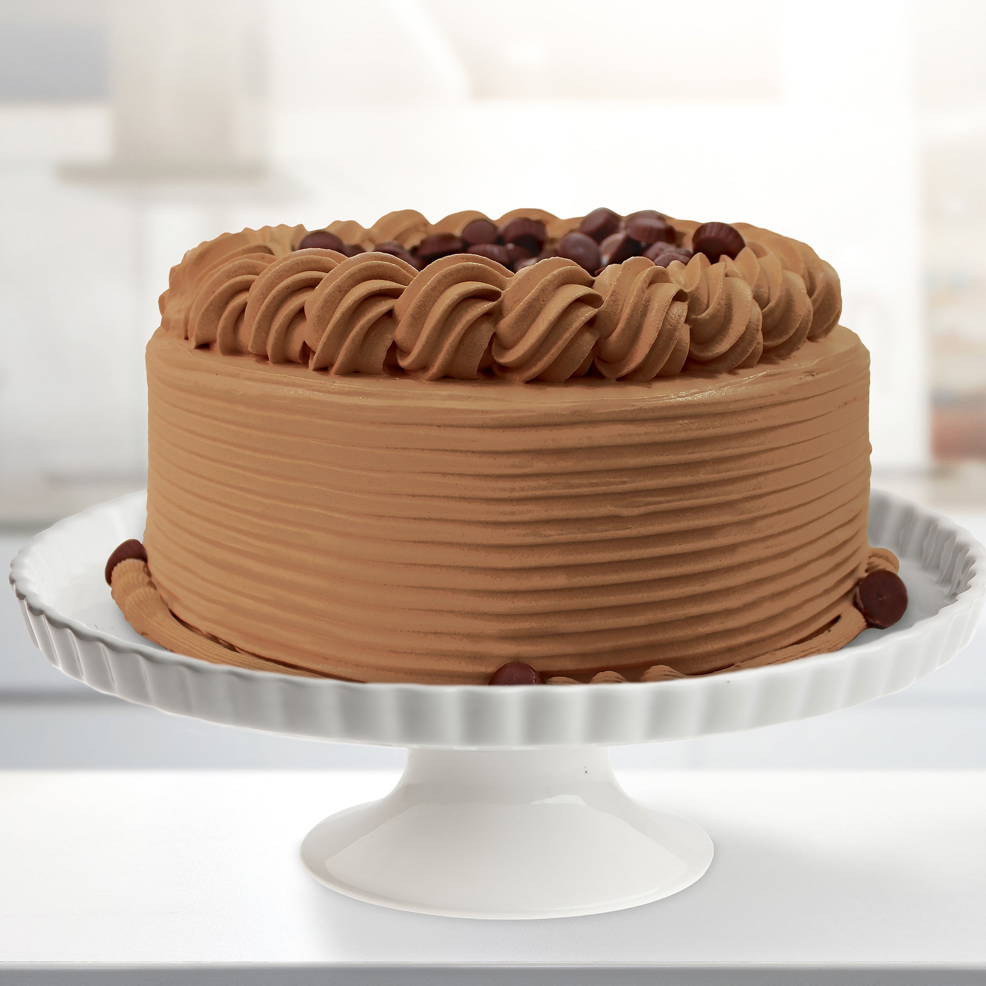 Peanut Butter Cup Ice Cream Cake