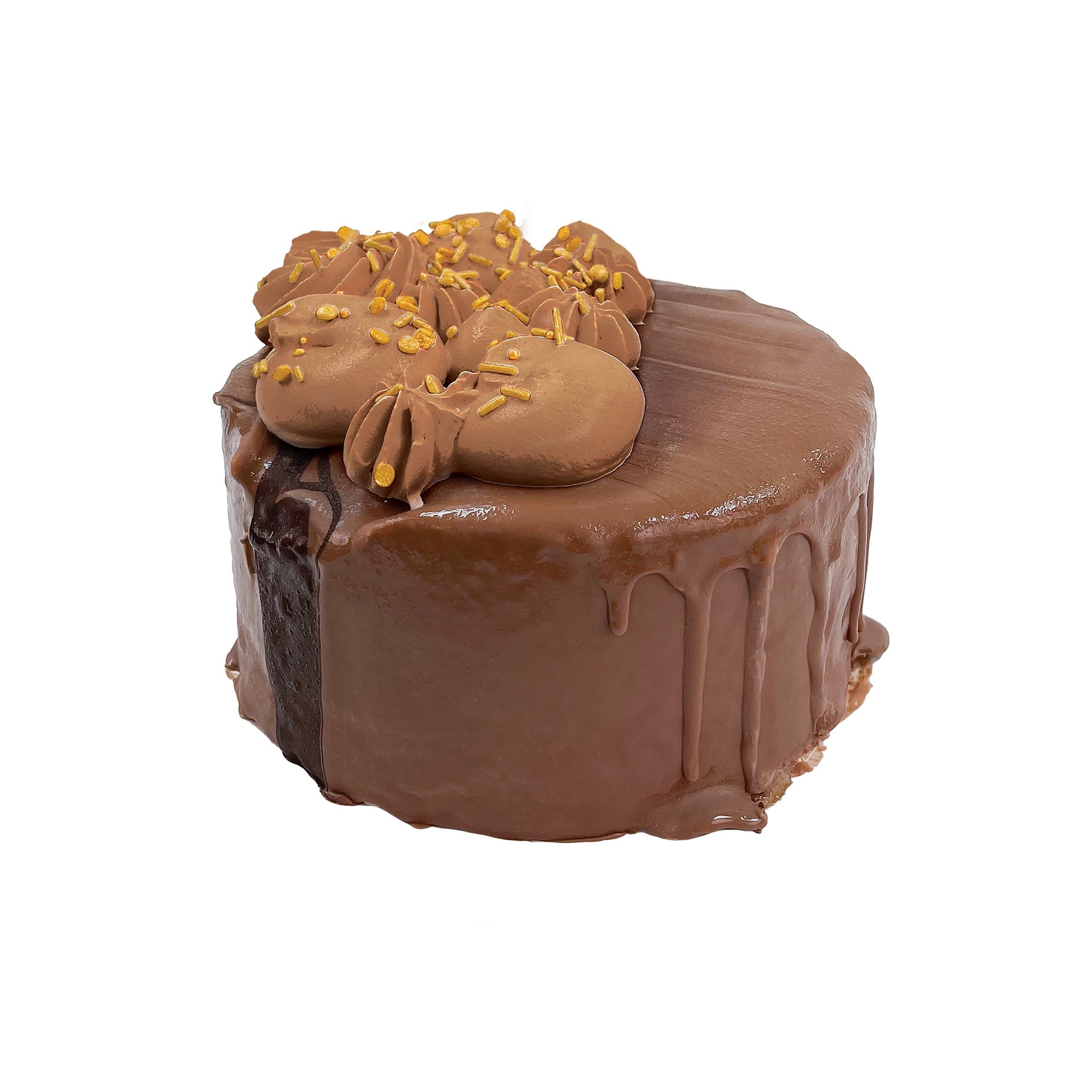 Milk Chocolate Hard Cap Ice Cream Cake