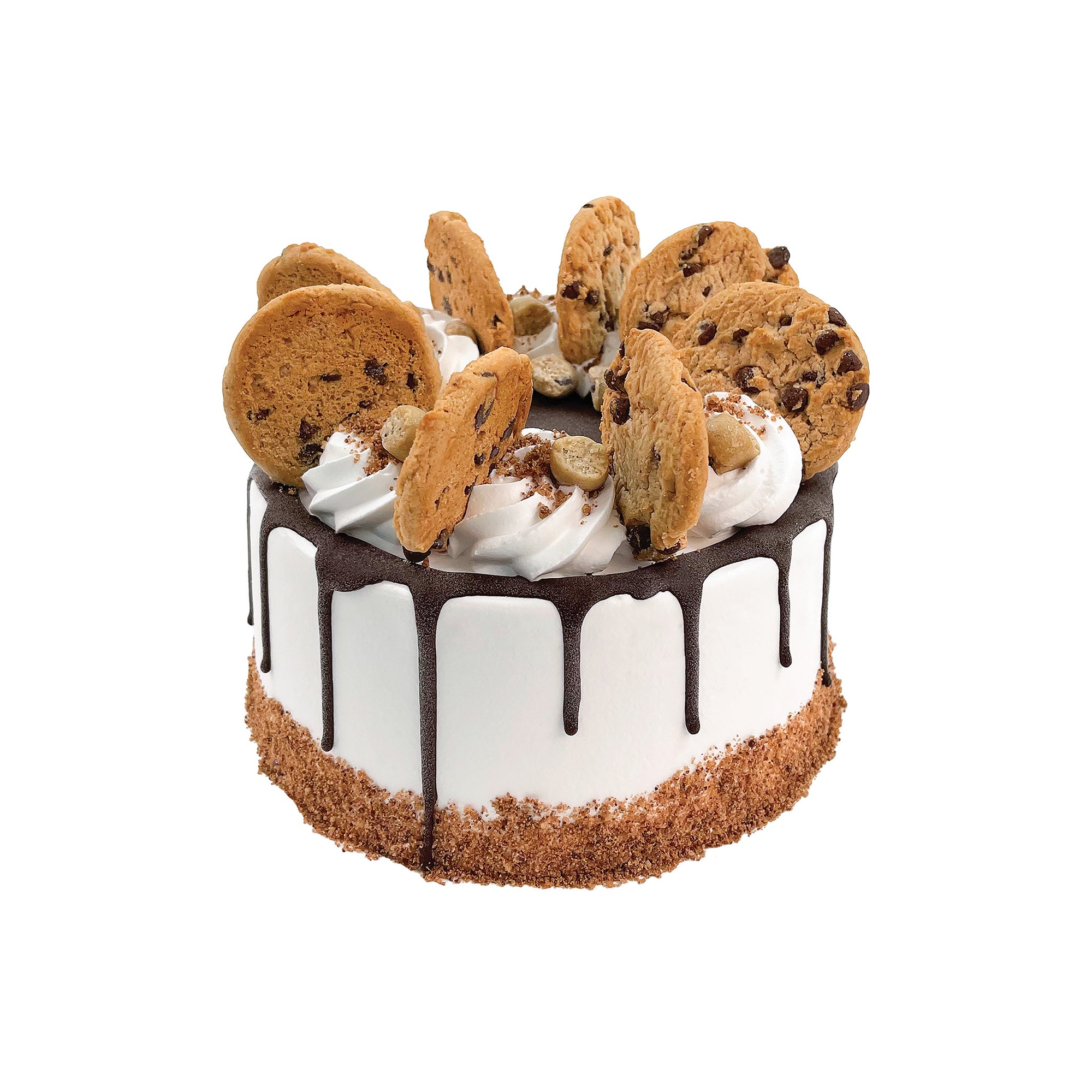 Chocolate Chip Cookie Dough Ice Cream Cake