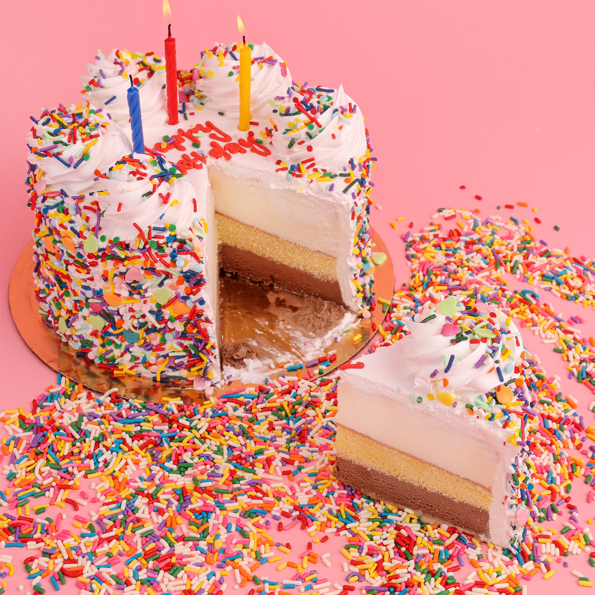 Birthday Ice Cream Cake