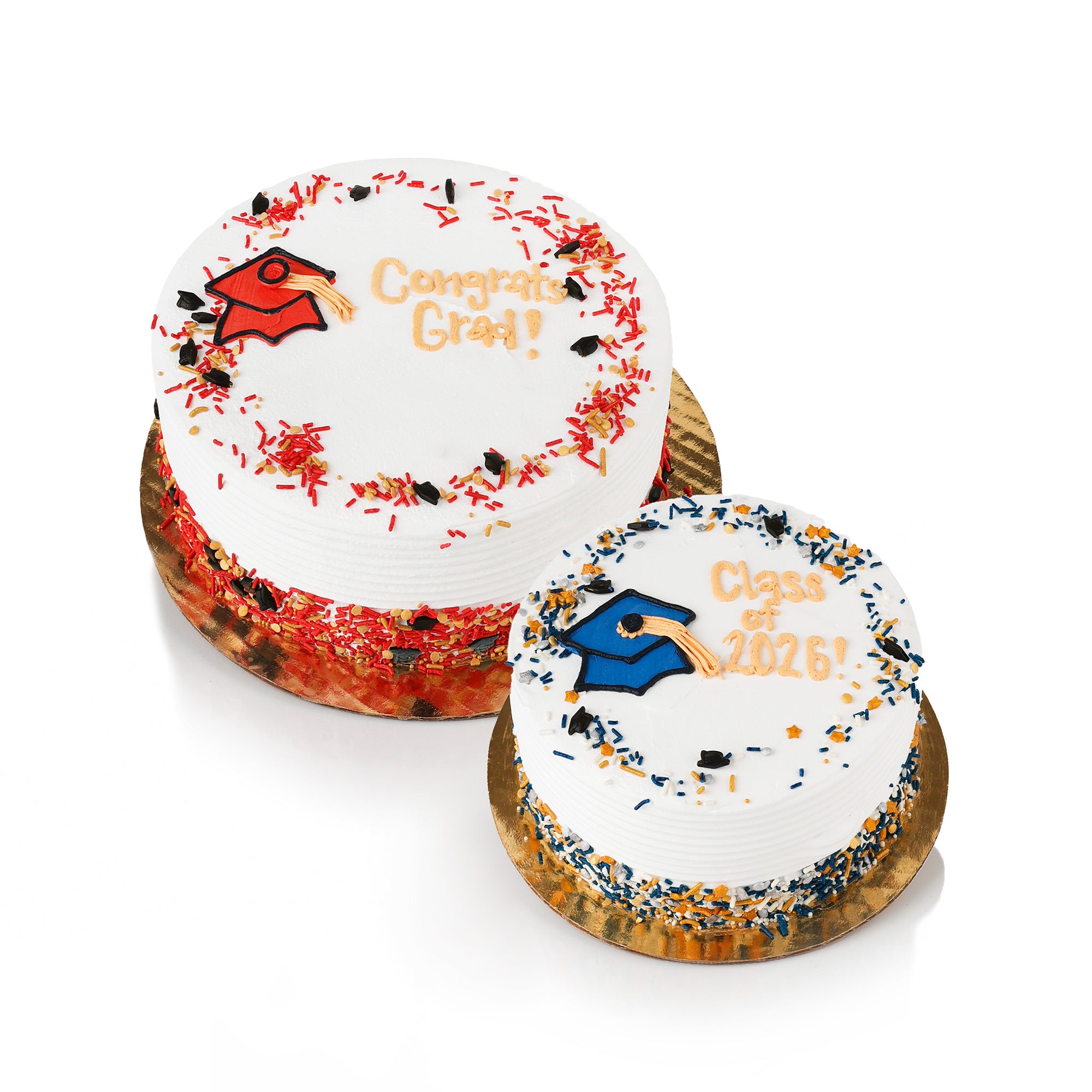 Grad Cap Ice Cream Cake