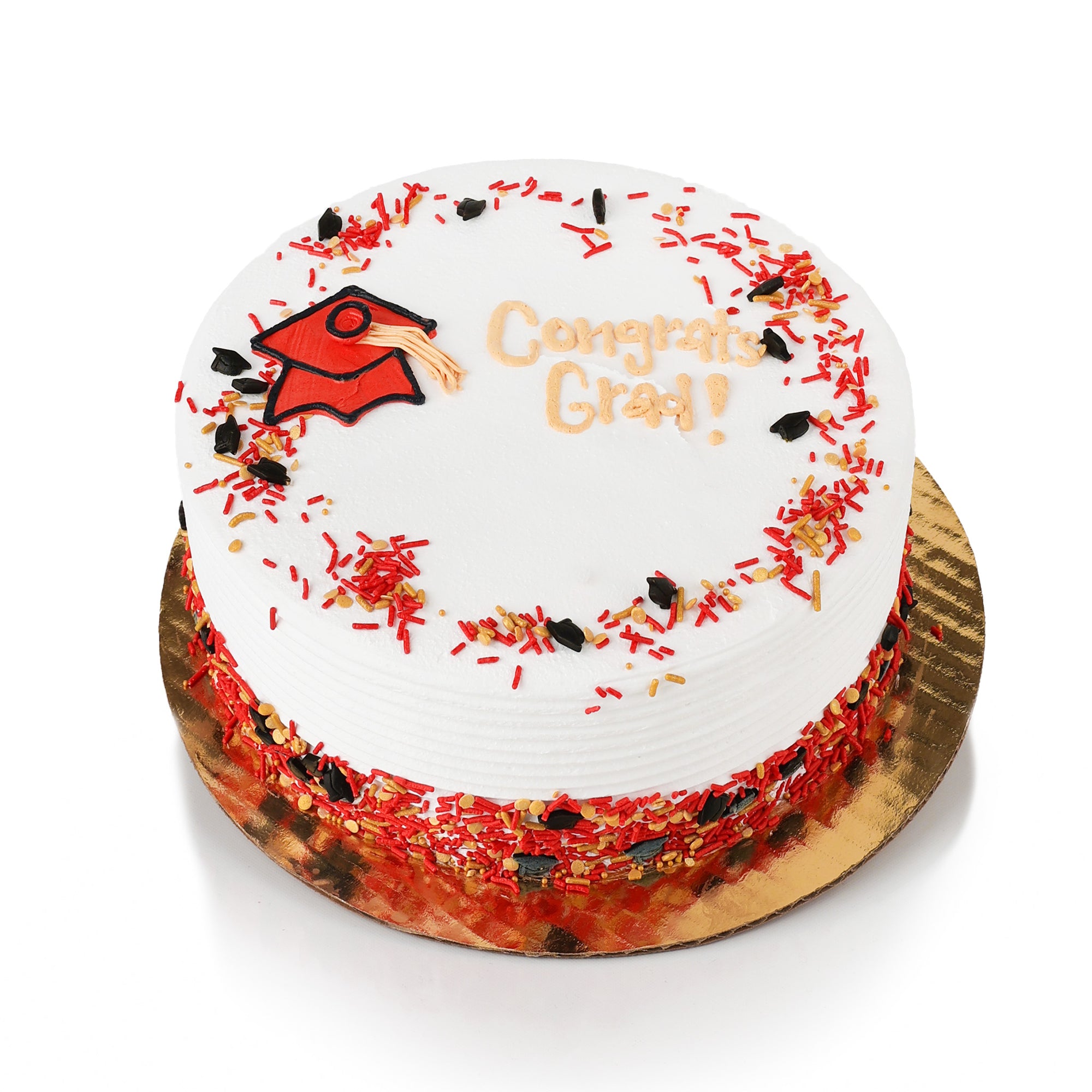 Grad Cap Ice Cream Cake