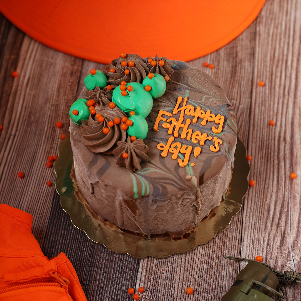 Camo Ice Cream Cake