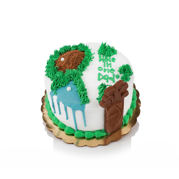 Hole in One Dad Ice Cream Cake