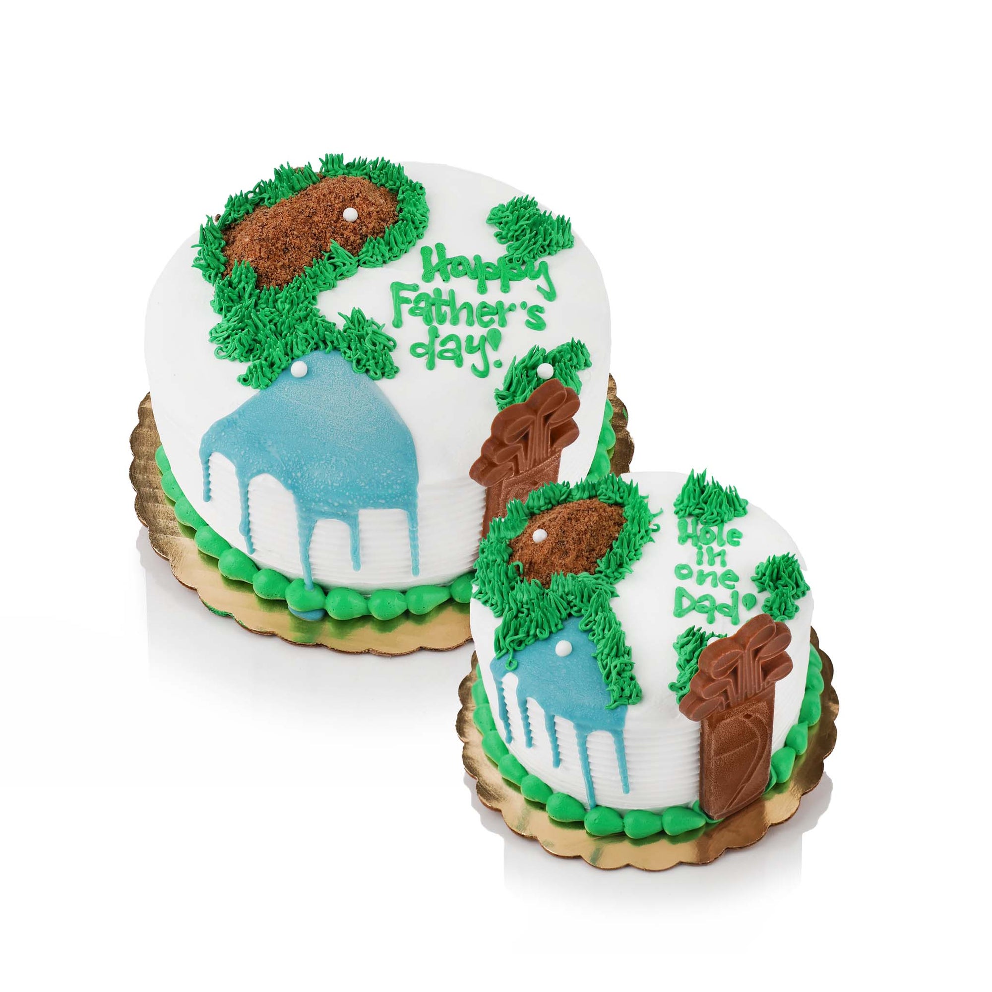 Hole in One Dad Ice Cream Cake