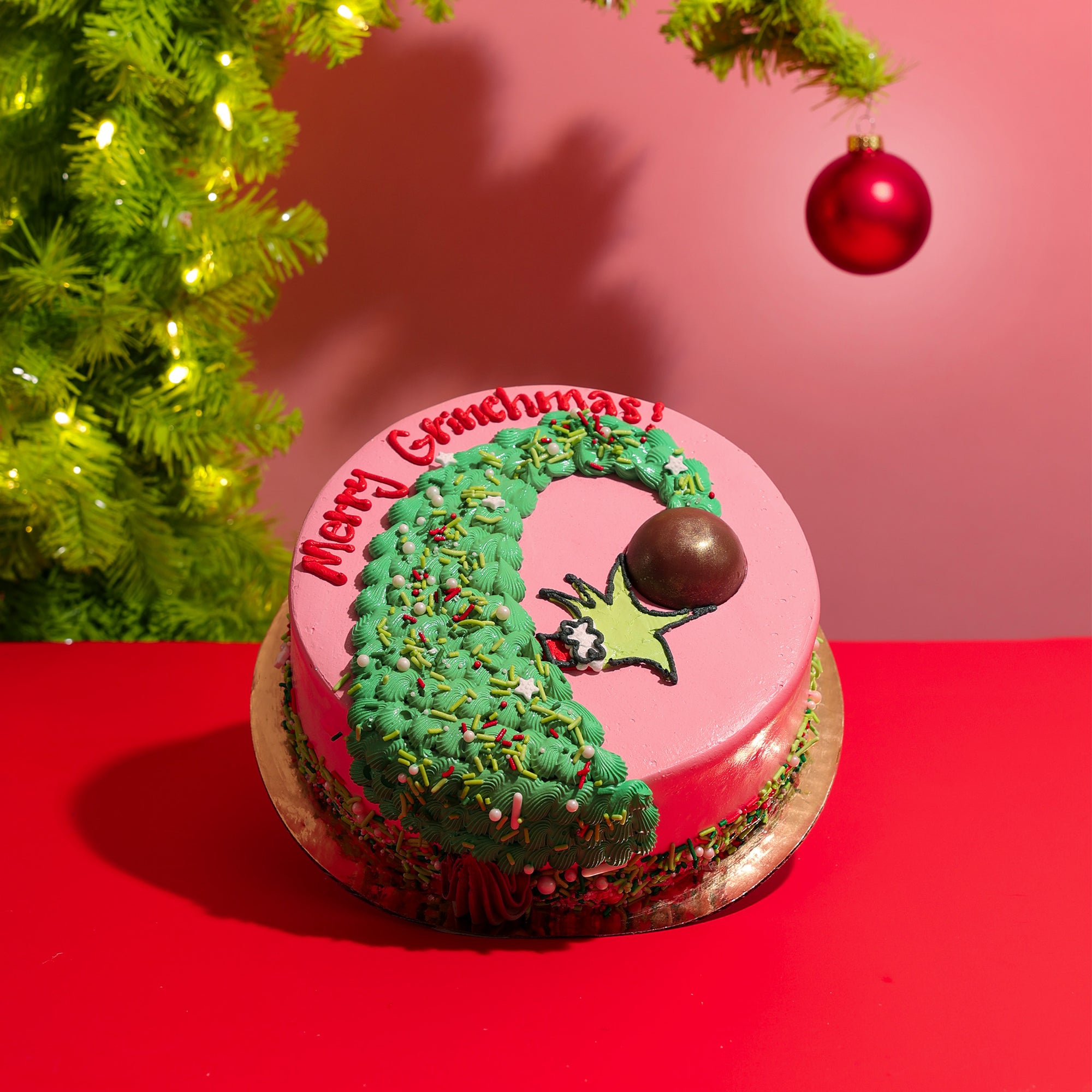 Mean Green Ice Cream Cake