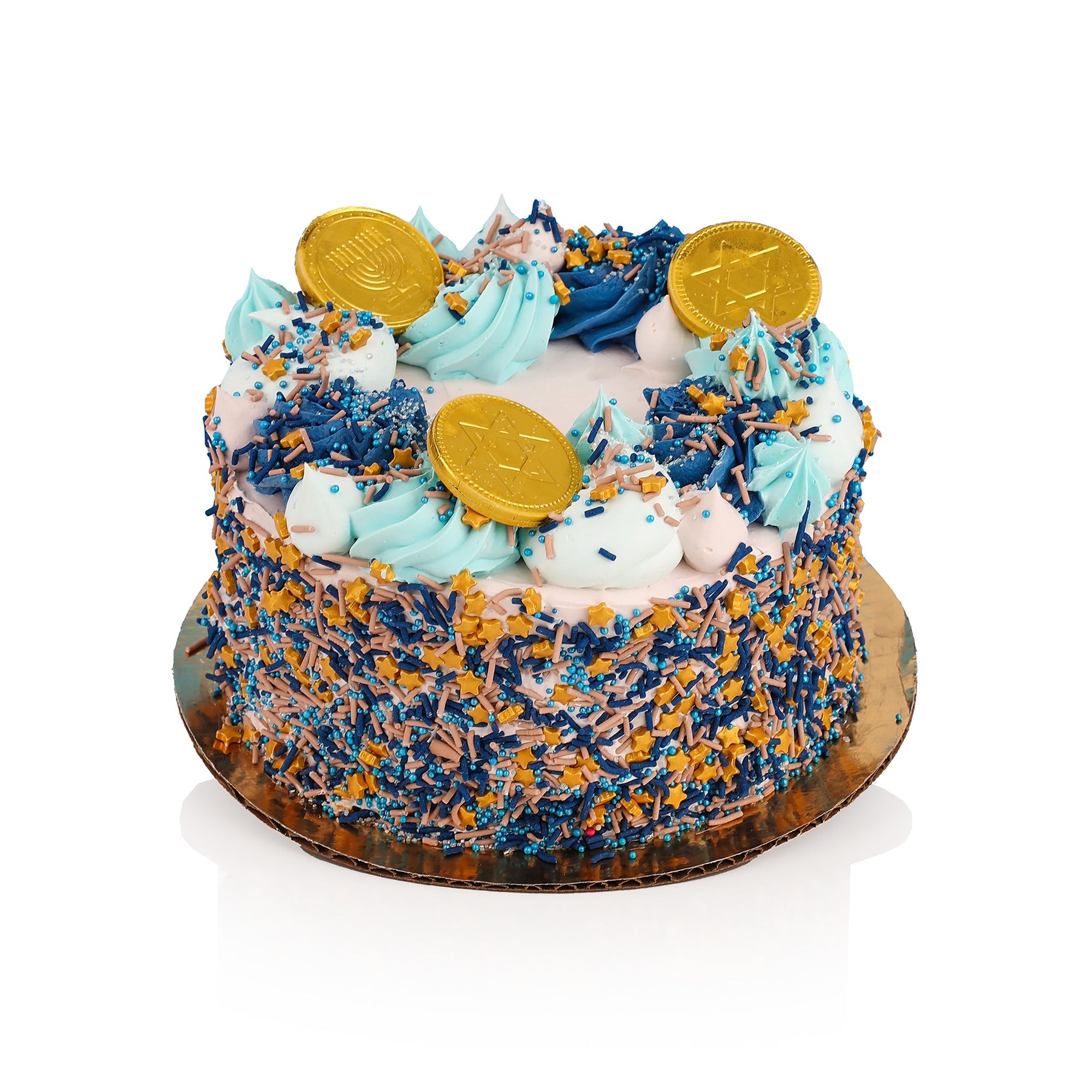 Hanukkah Ice Cream Cake