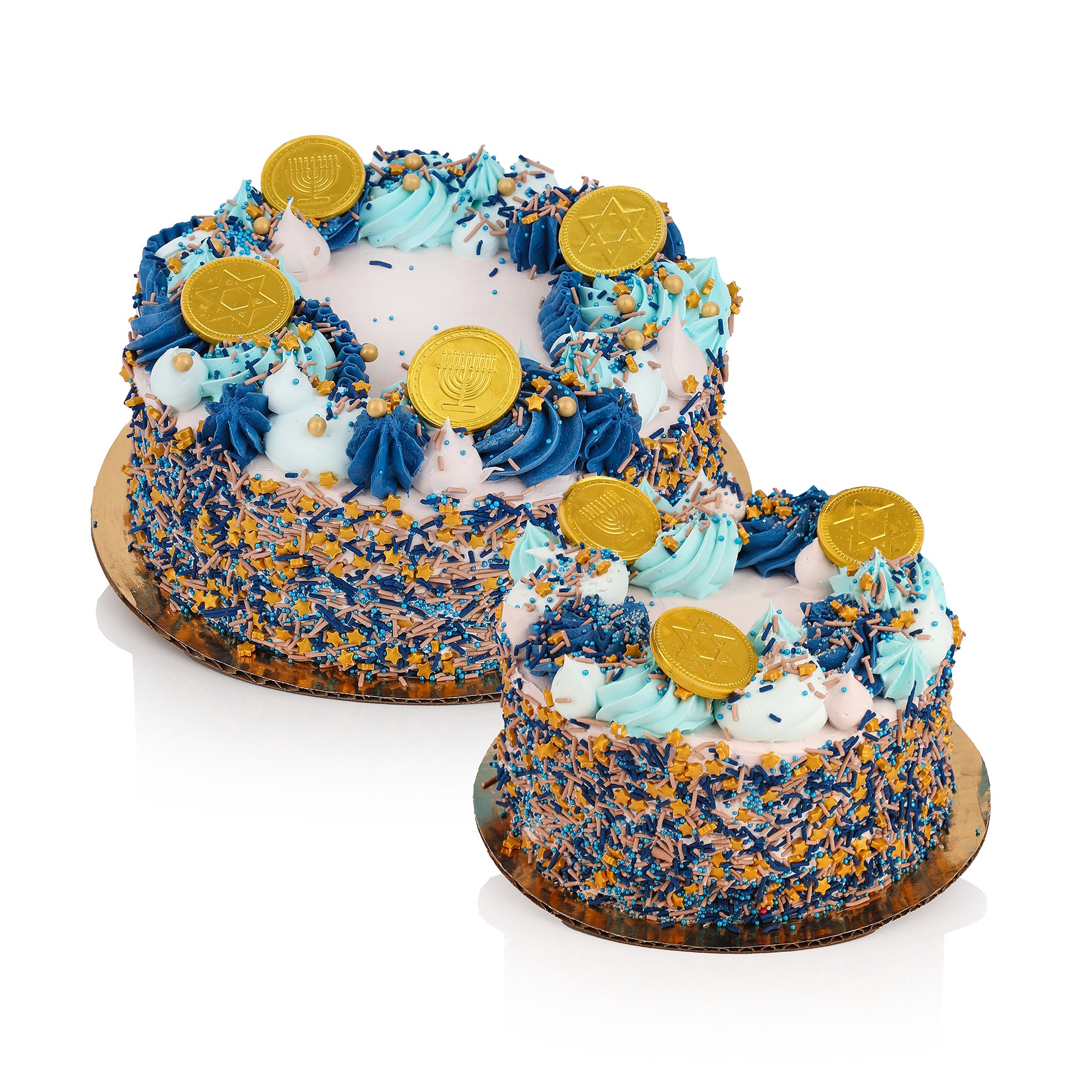 Hanukkah Ice Cream Cake