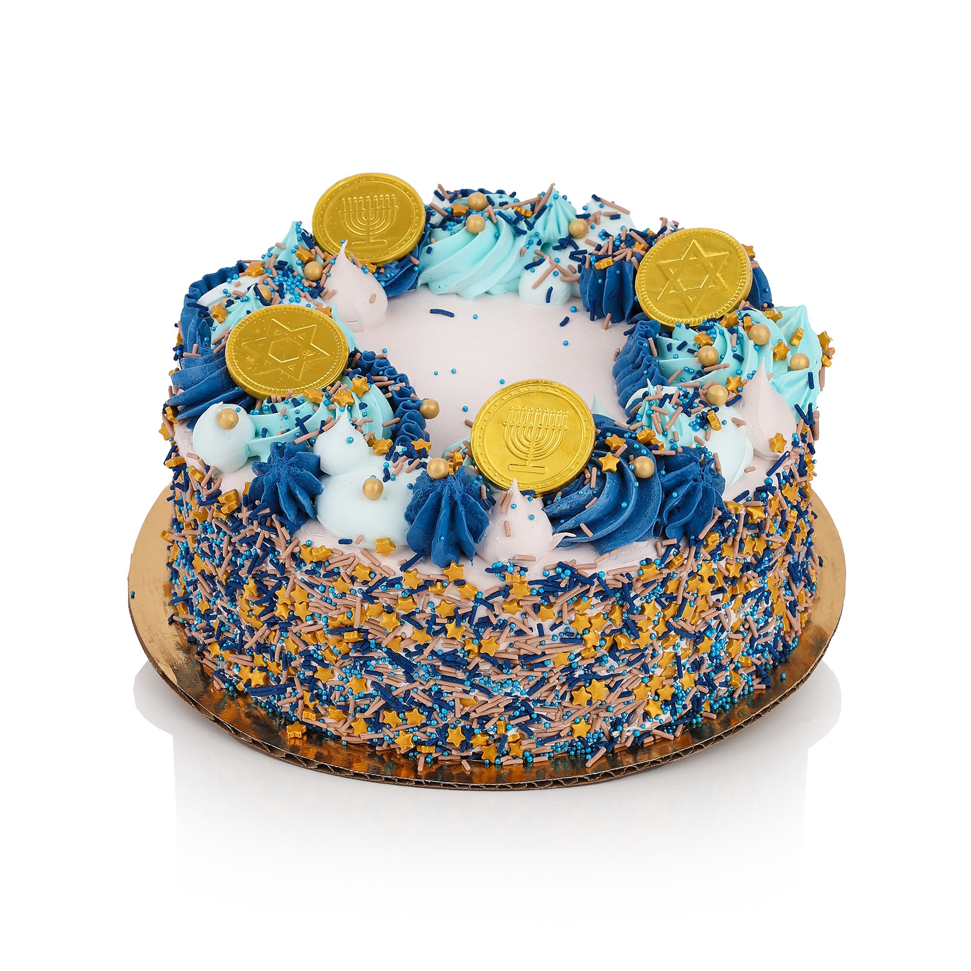 Hanukkah Ice Cream Cake