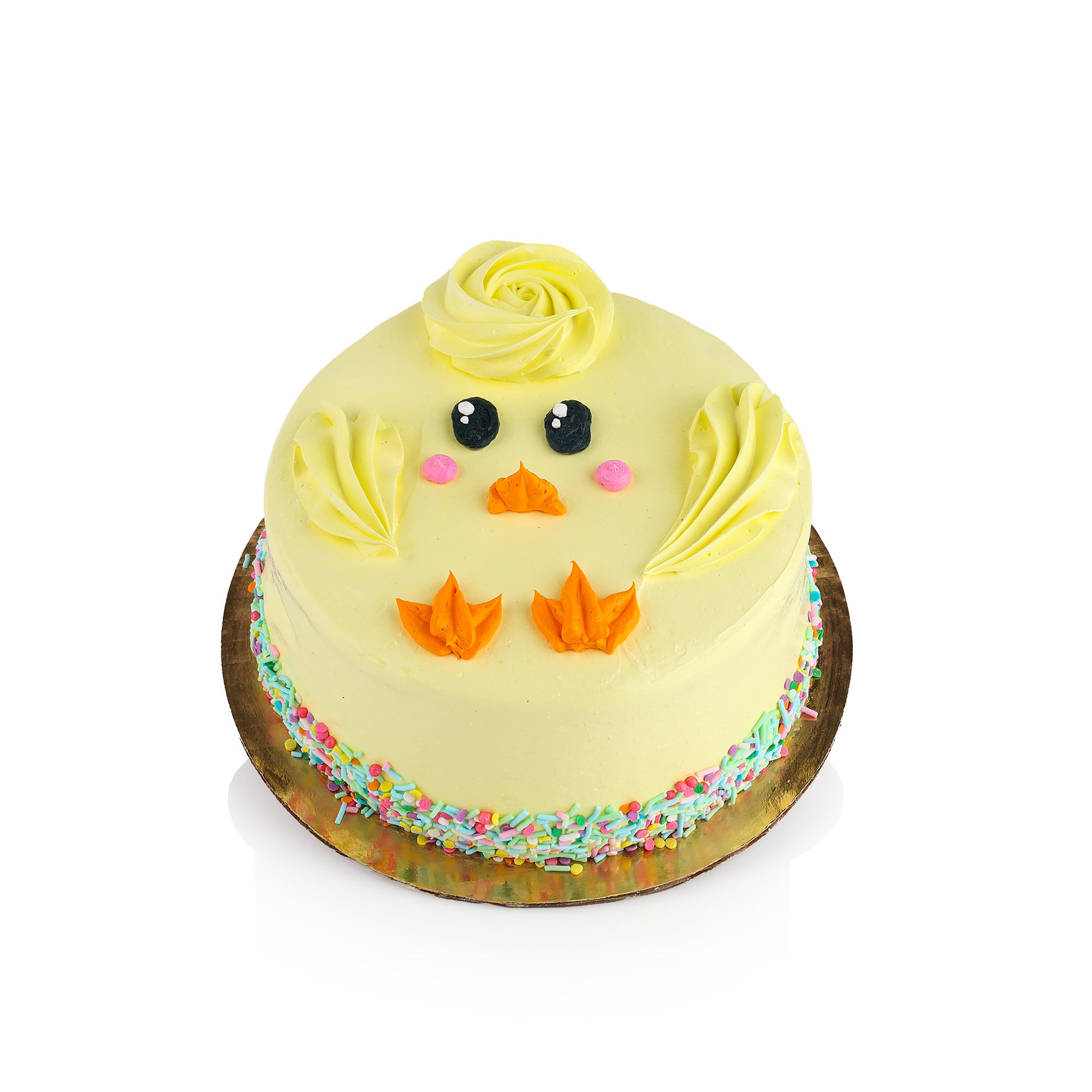 Spring Chick Ice Cream Cake