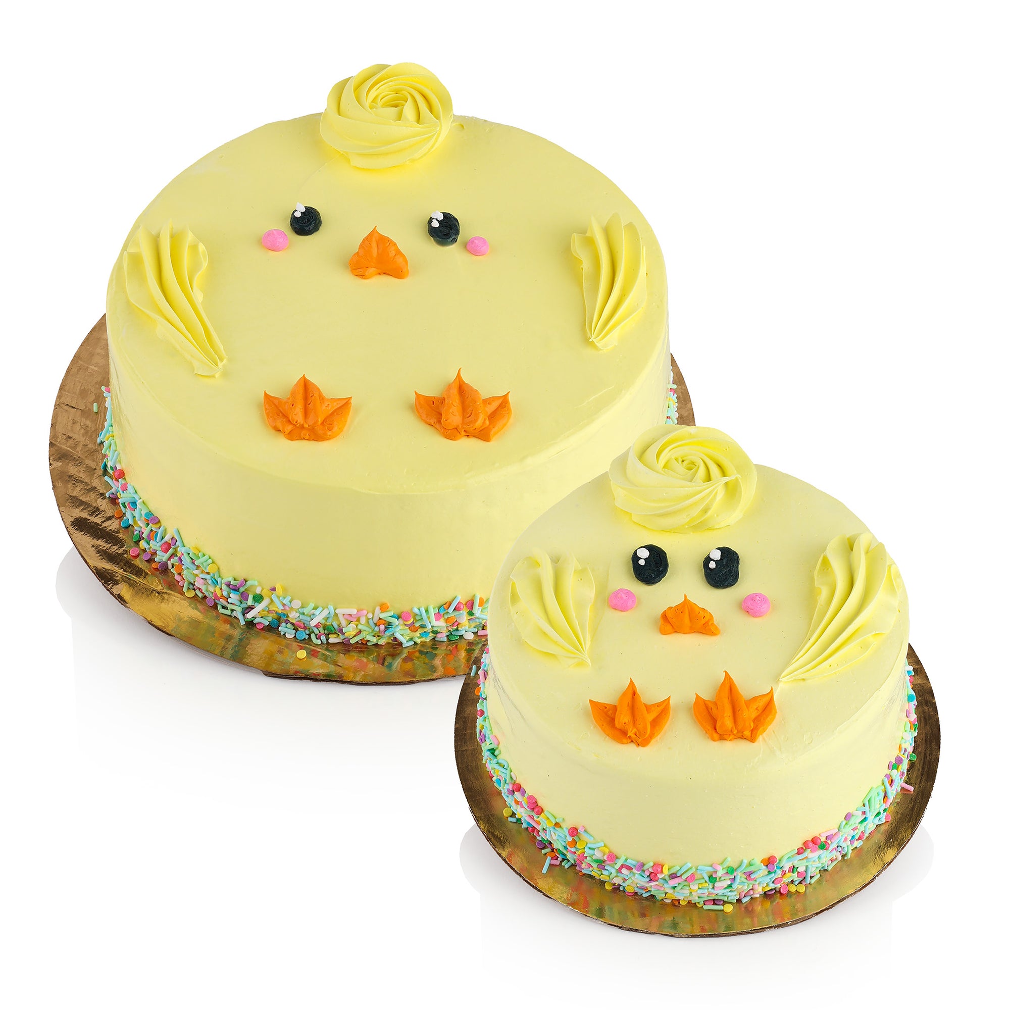 Spring Chick Ice Cream Cake
