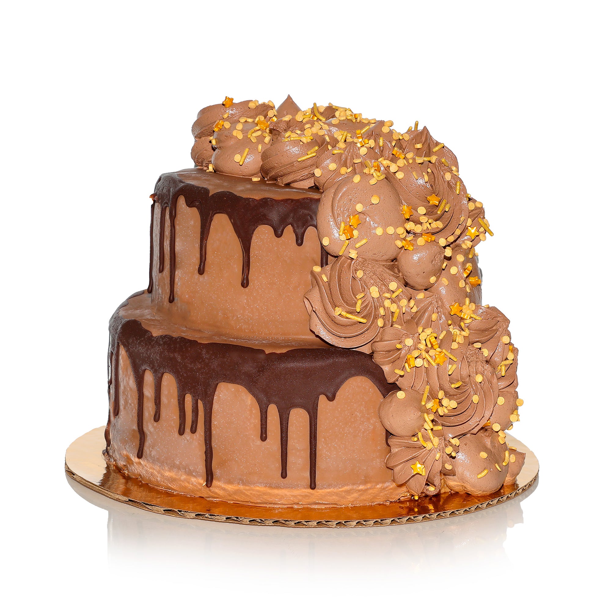 Milk Chocolate Hard Cap Ice Cream Cake