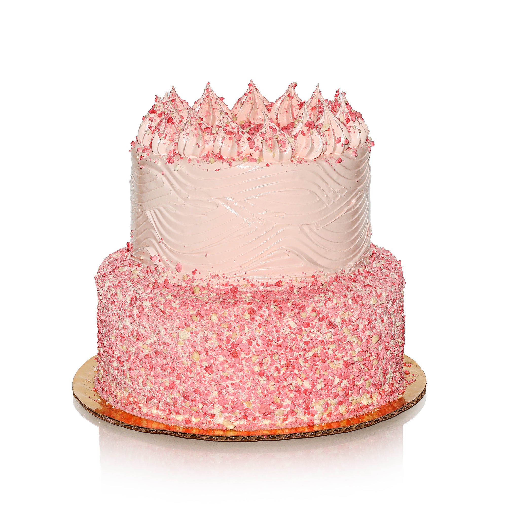 Strawberry Vanilla Ice Cream Cake