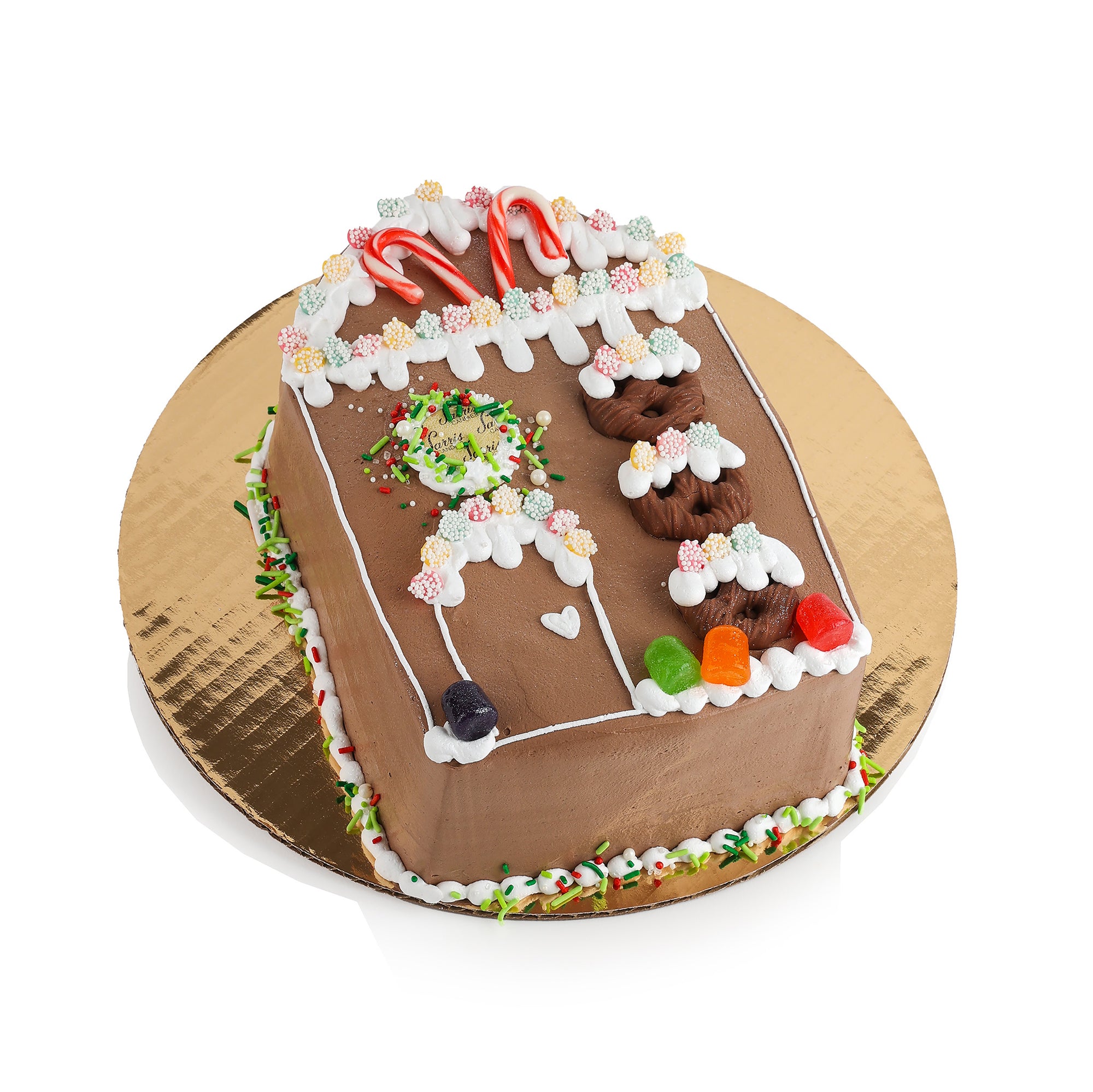 DIY Candy Cottage Ice Cream Cake