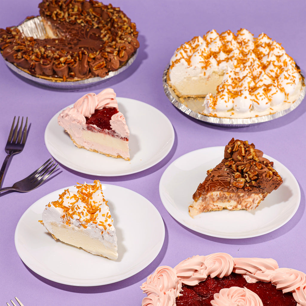 Strawberry Fields Ice Cream Pie