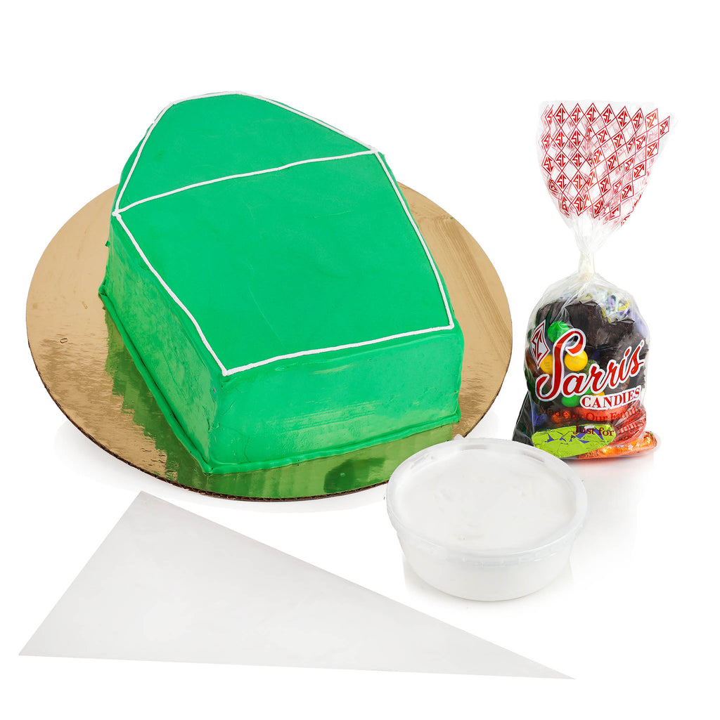 DIY Haunted House Ice Cream Cake