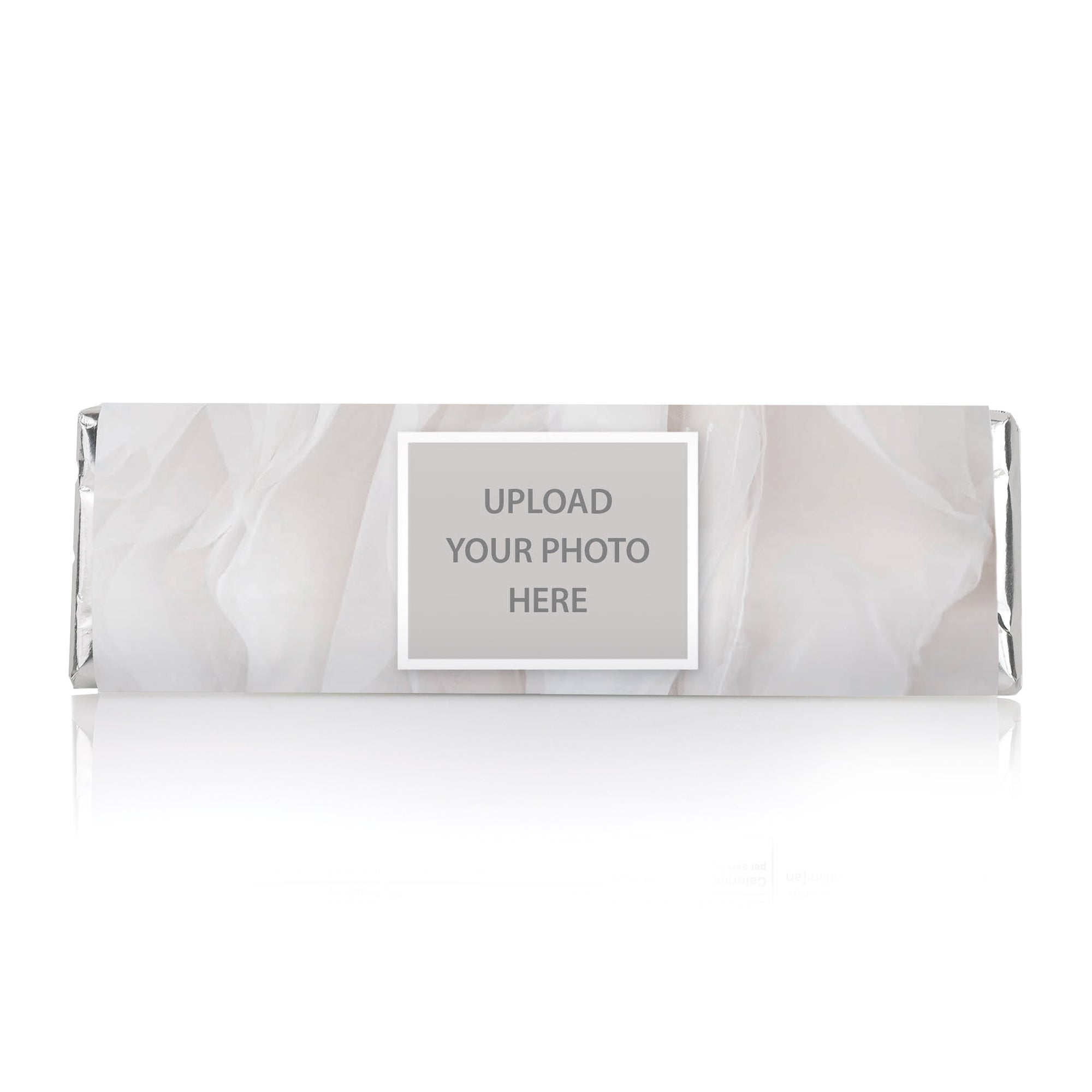 White Fabric with Photo