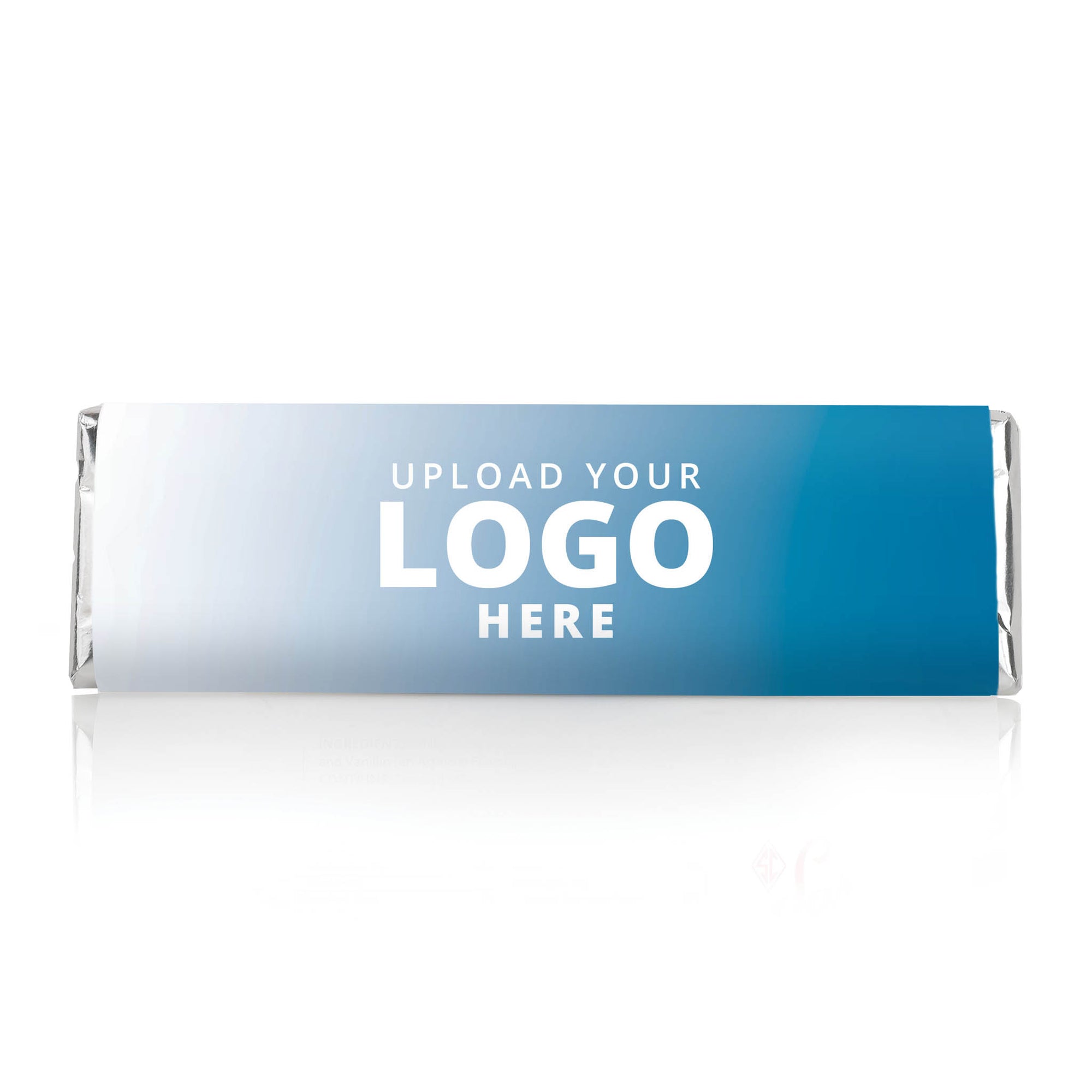 Blue Gradient with Logo